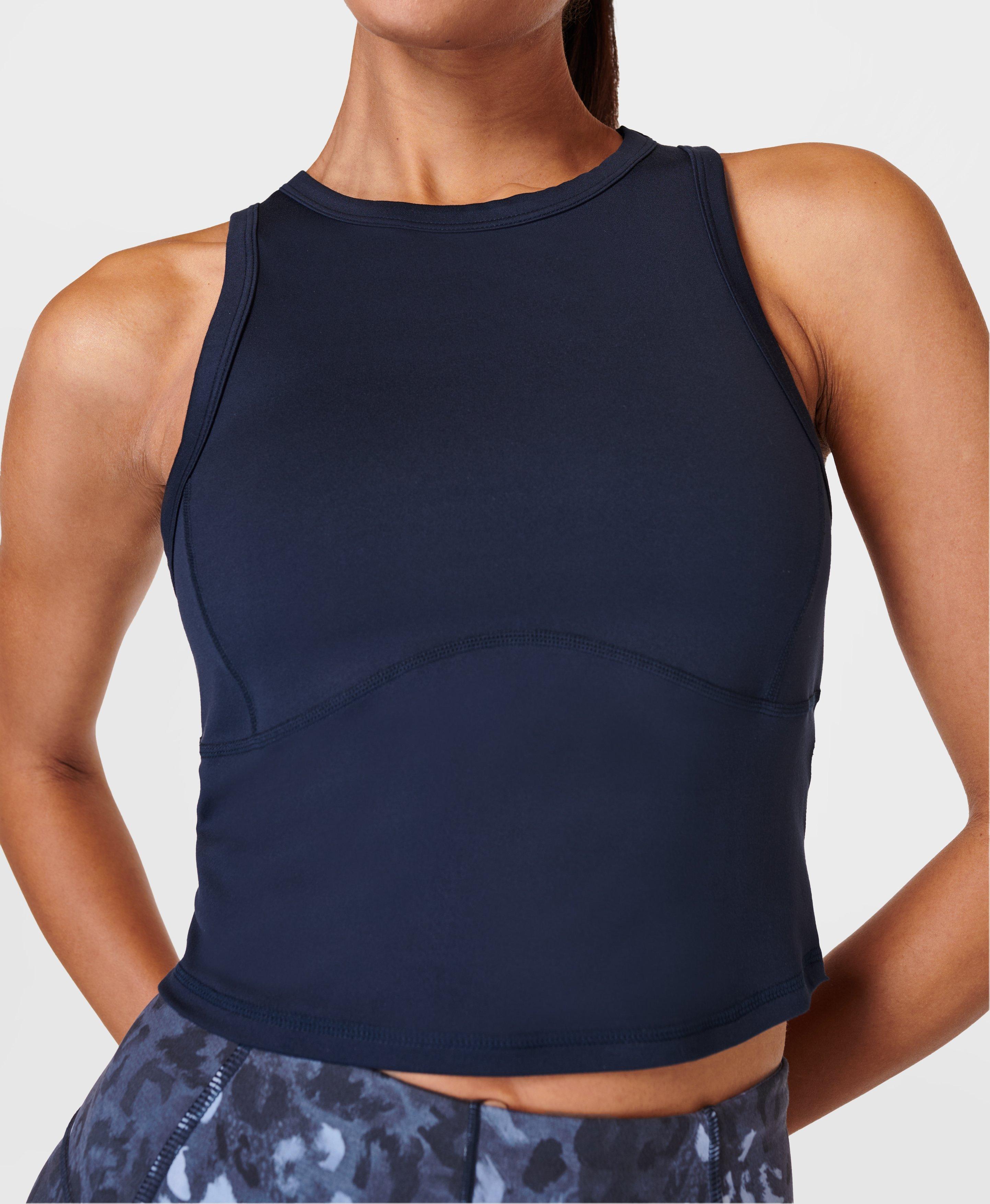 4 Pieces Basic Crop Tank Tops Sleeveless Racerback Crop Sport Top for Women  : : Clothing, Shoes & Accessories