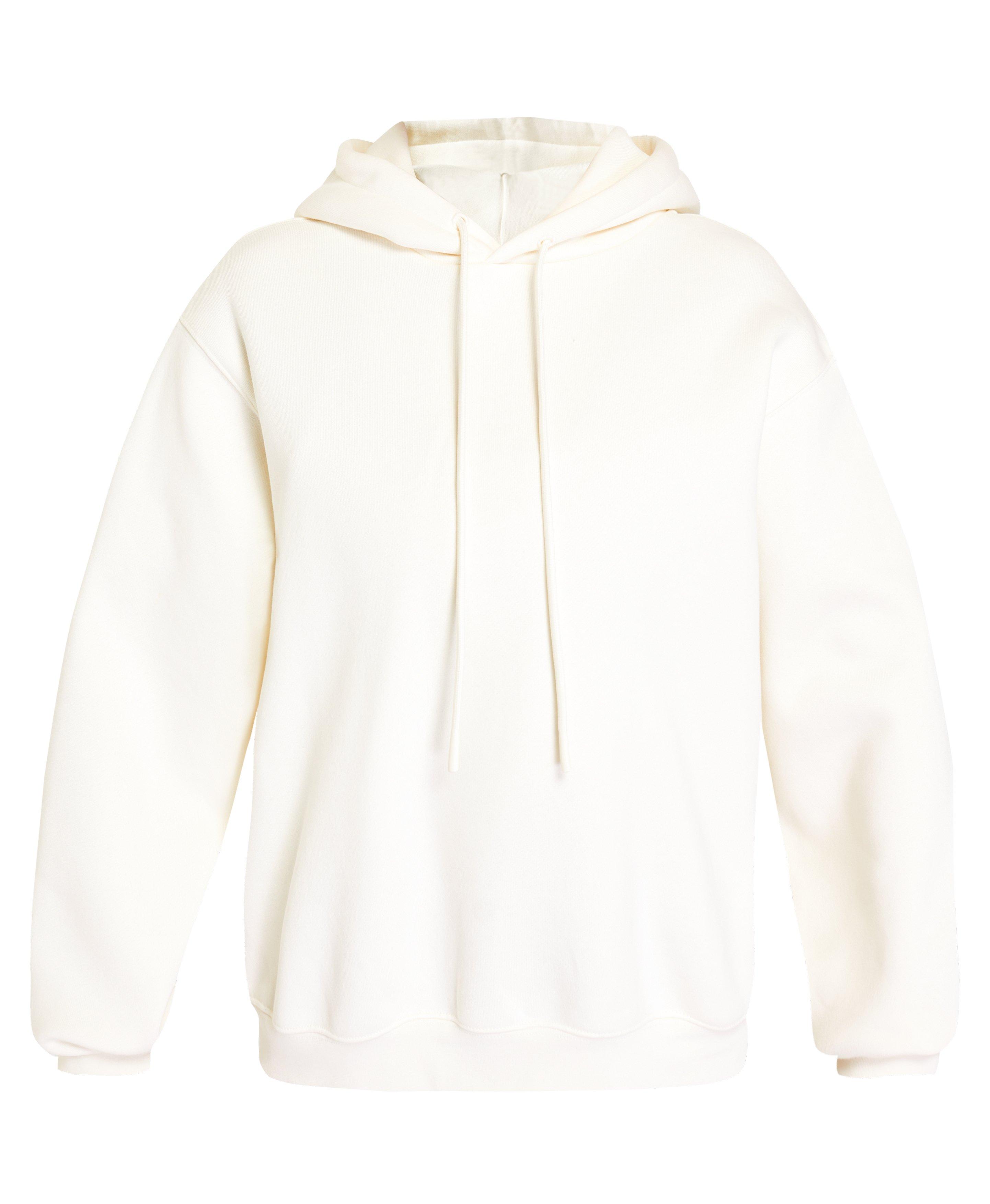 White deals hoodie sweatshirt