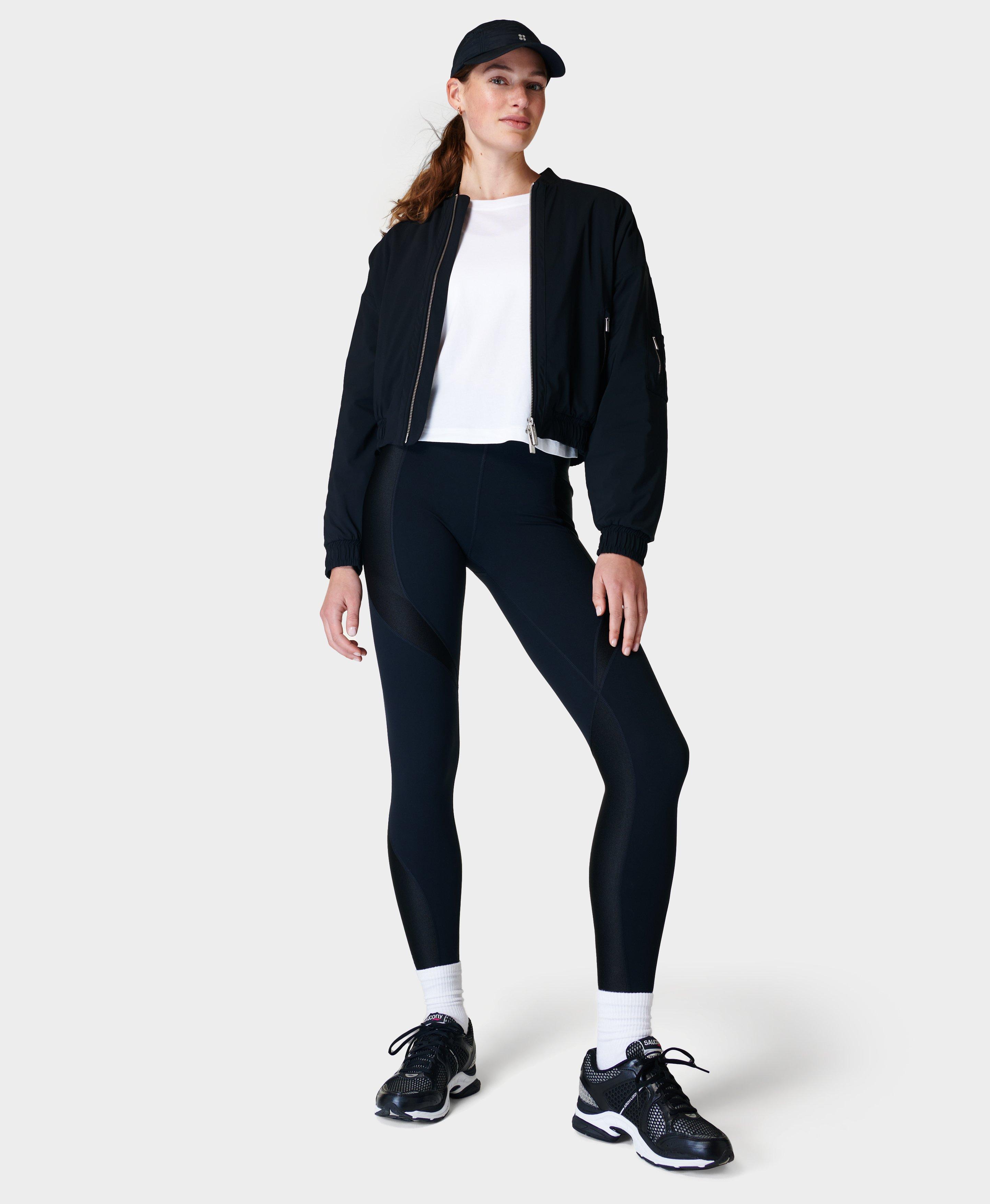 Explorer Bomber Jacket - Black | Women's Jackets + Coats | Sweaty Betty