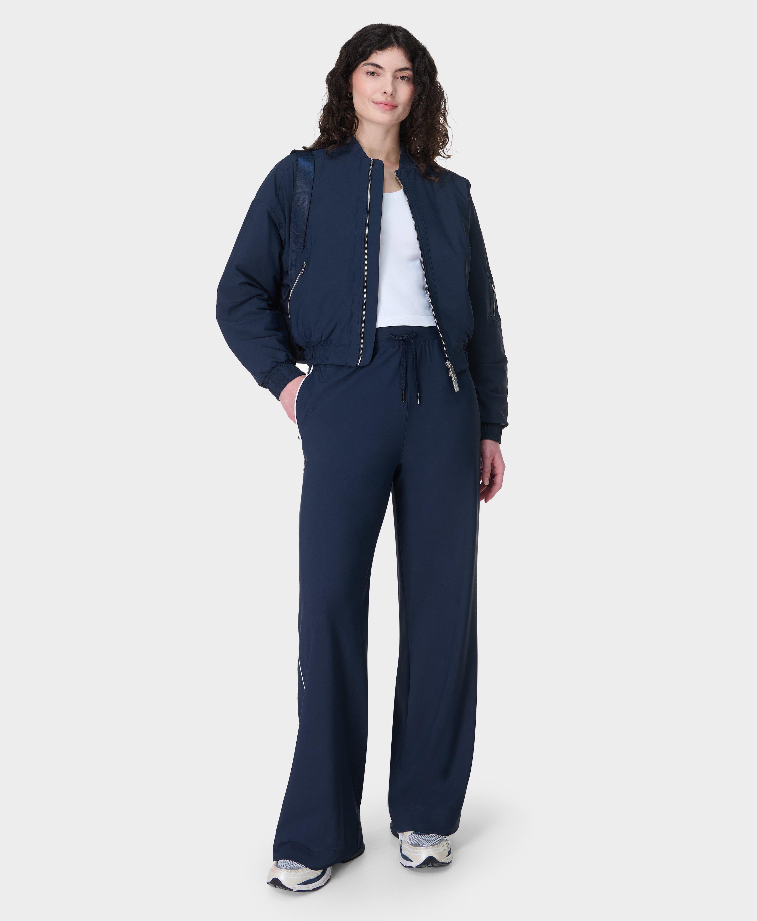 Sweaty Betty Explorer Bomber Jacket, Blue, Women's M