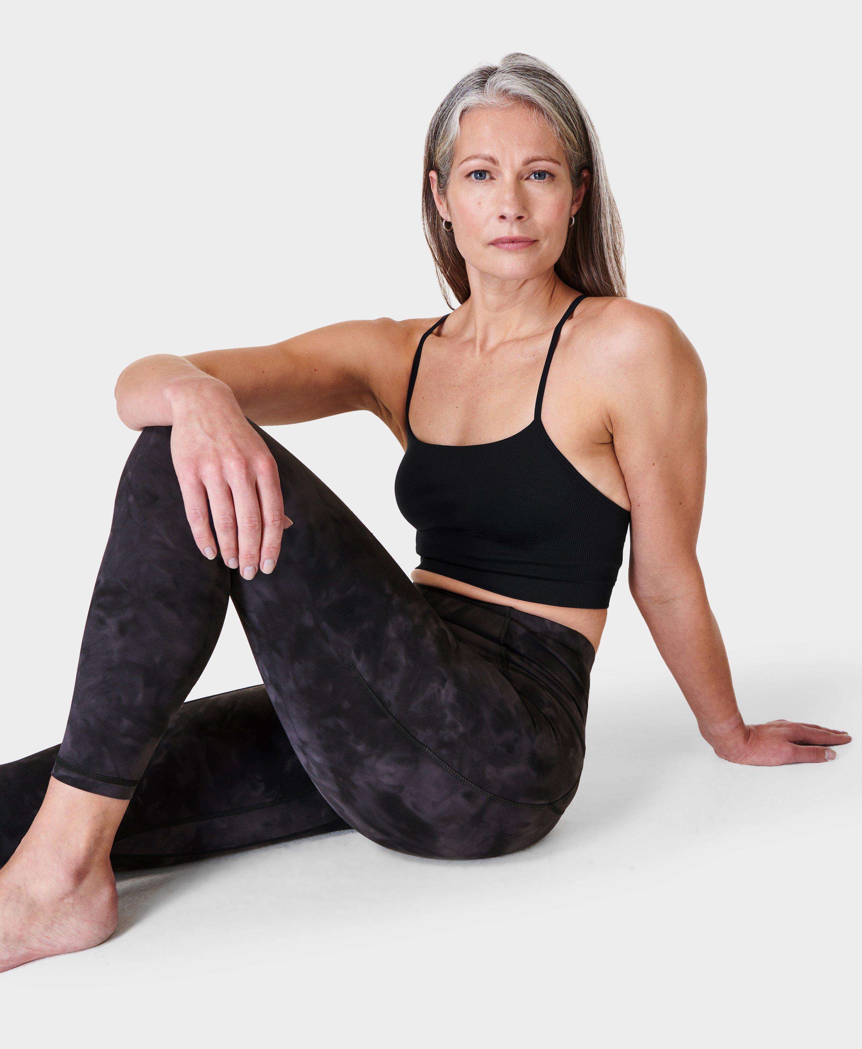 Buy Sweaty Betty Super Soft Reversible Yoga Bra - Grey At 41% Off