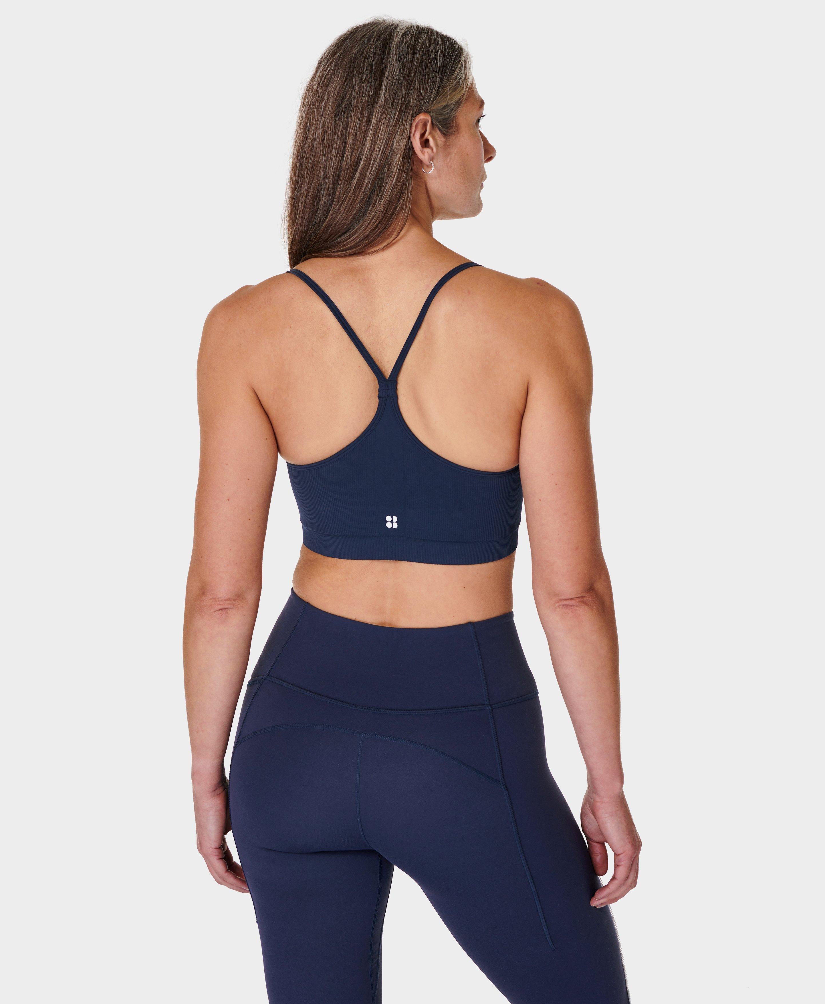 Spirit Restored Yoga Bra - Navy Blue, Women's Sports Bras
