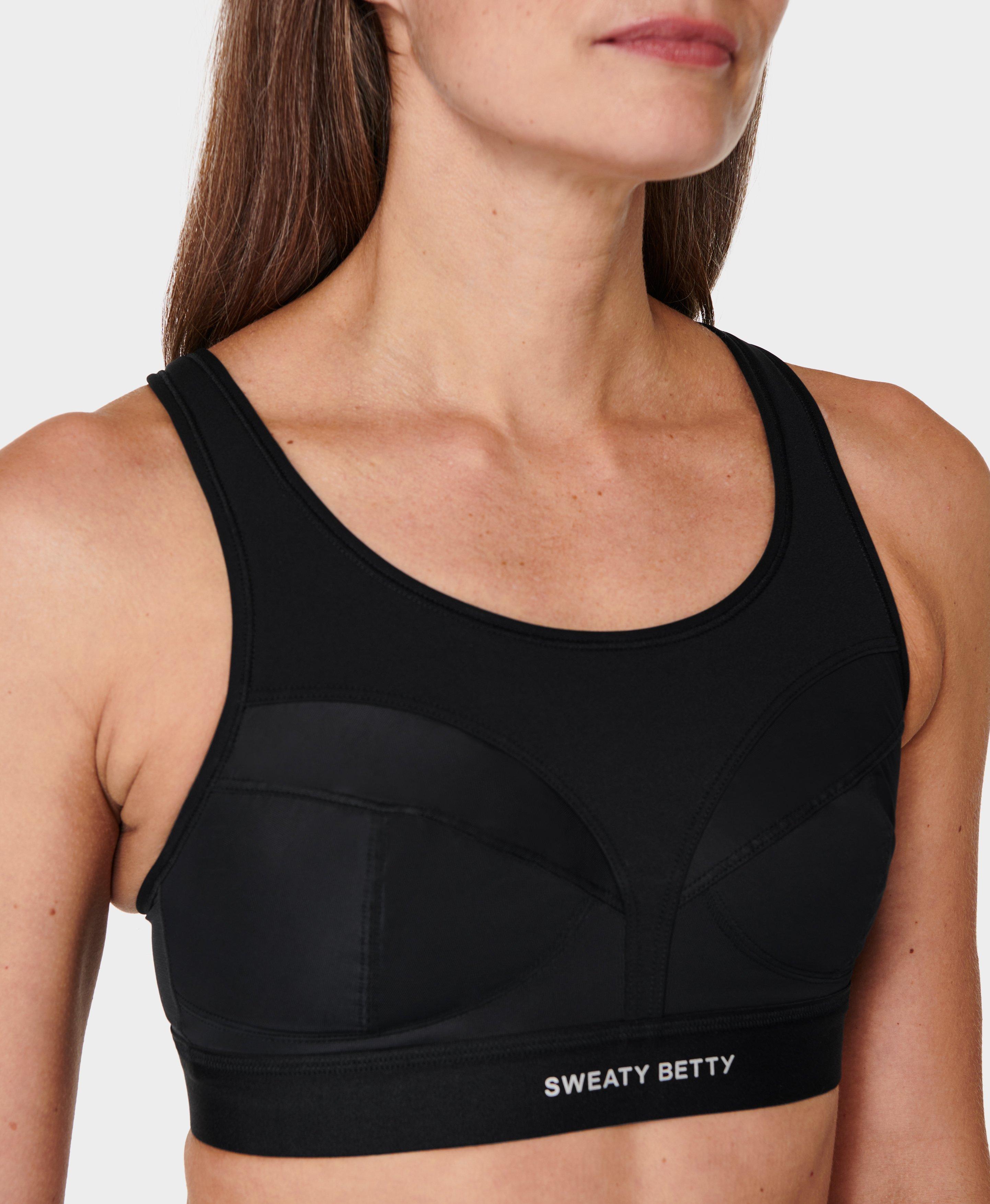 Sweaty Betty Black Sports Bra Size XL - 70% off