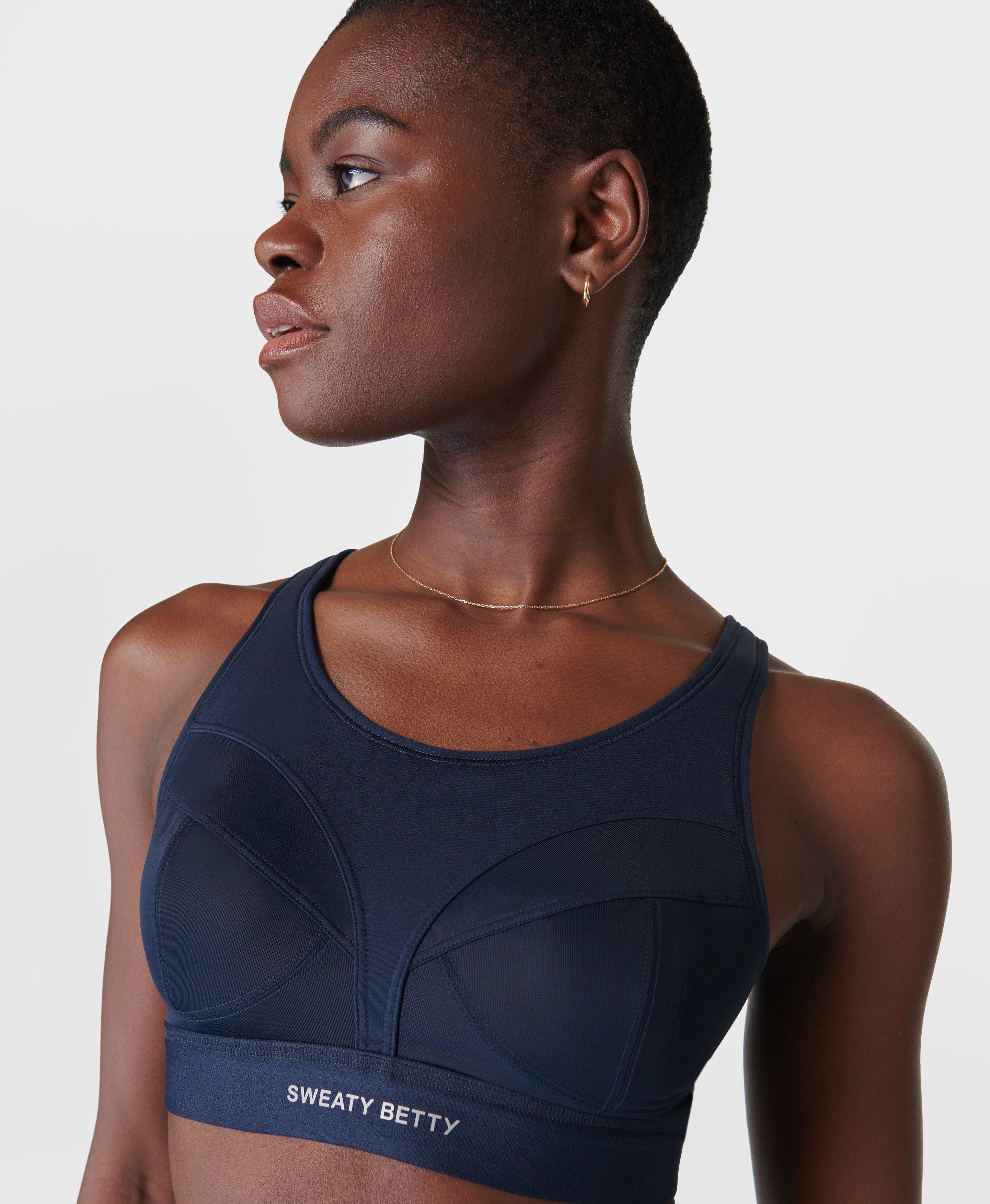 Sweaty Betty Navy Blue Power Medium Impact Sports Bra