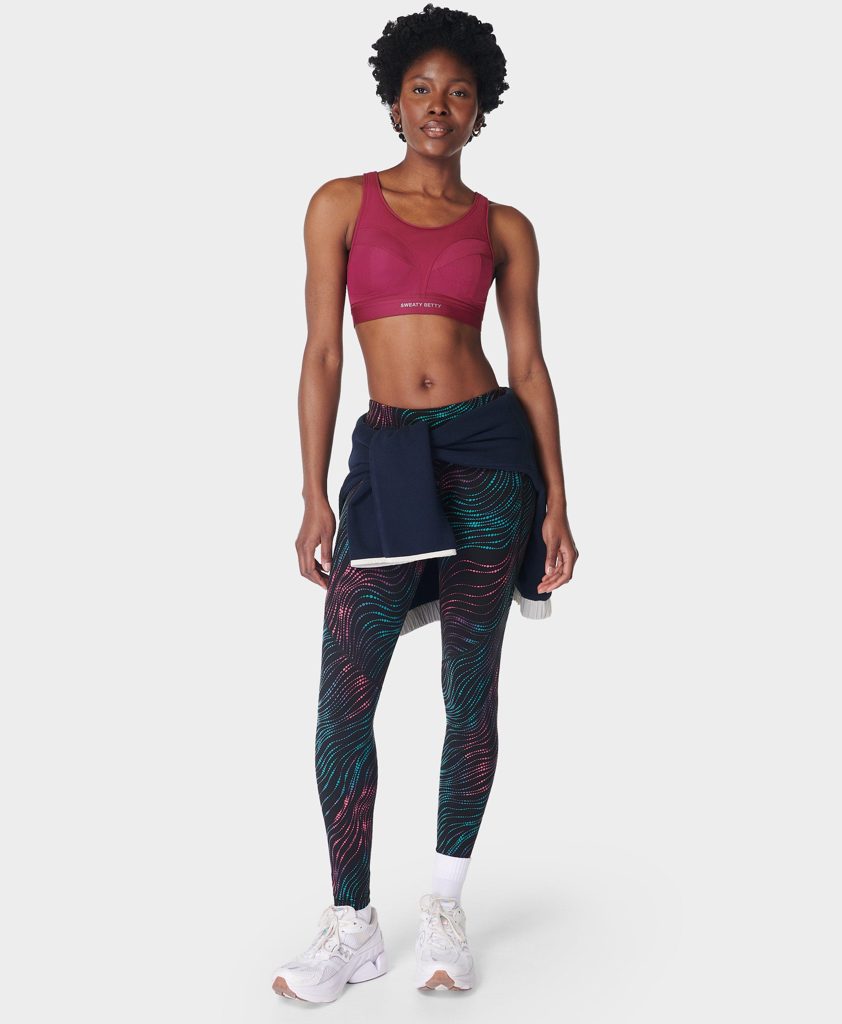 Red sports bra and leggings online