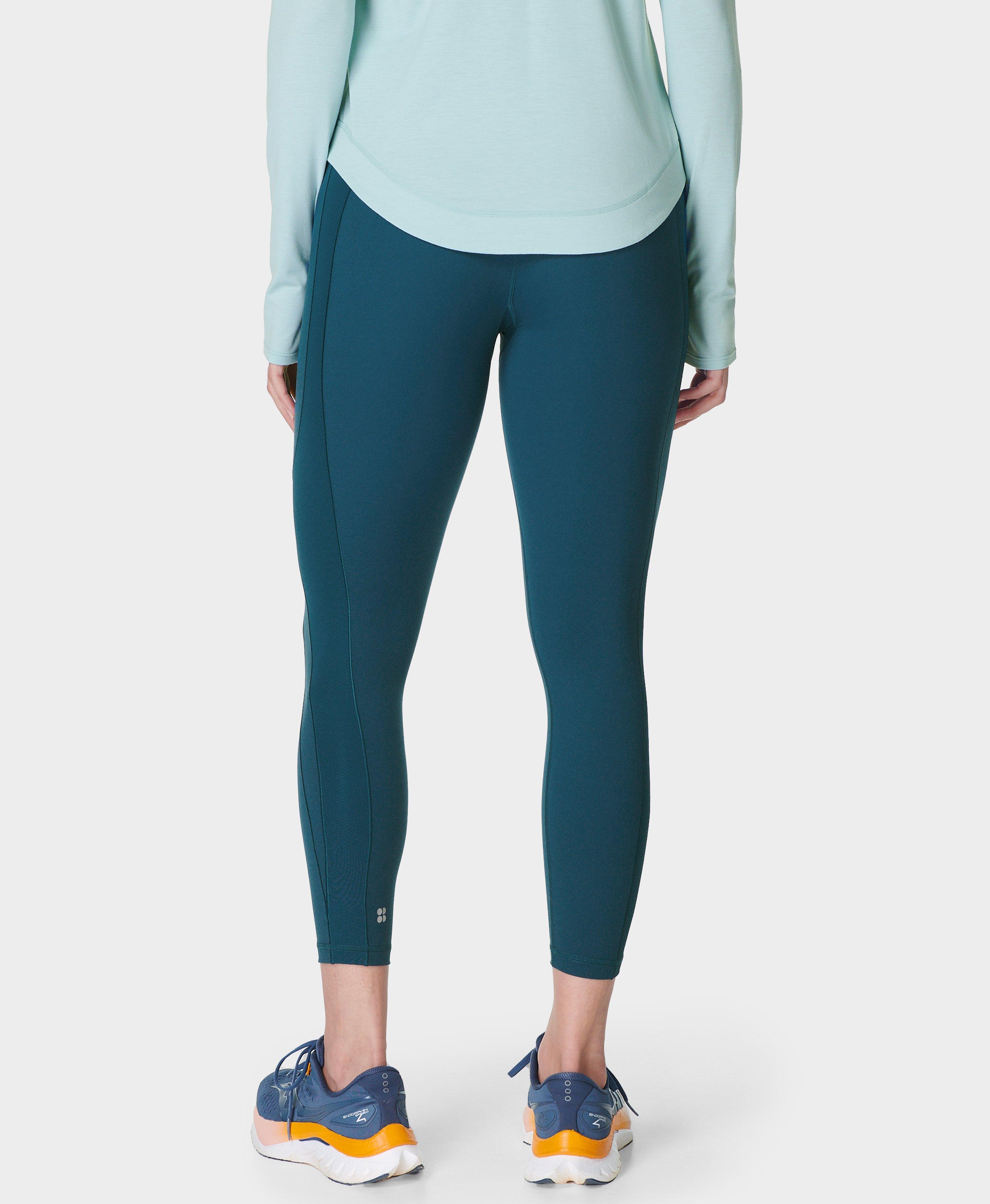 Power Texture 7 8 UltraSculpt High Waisted Gym Leggings Deep Green Women s Leggings Sweaty Betty