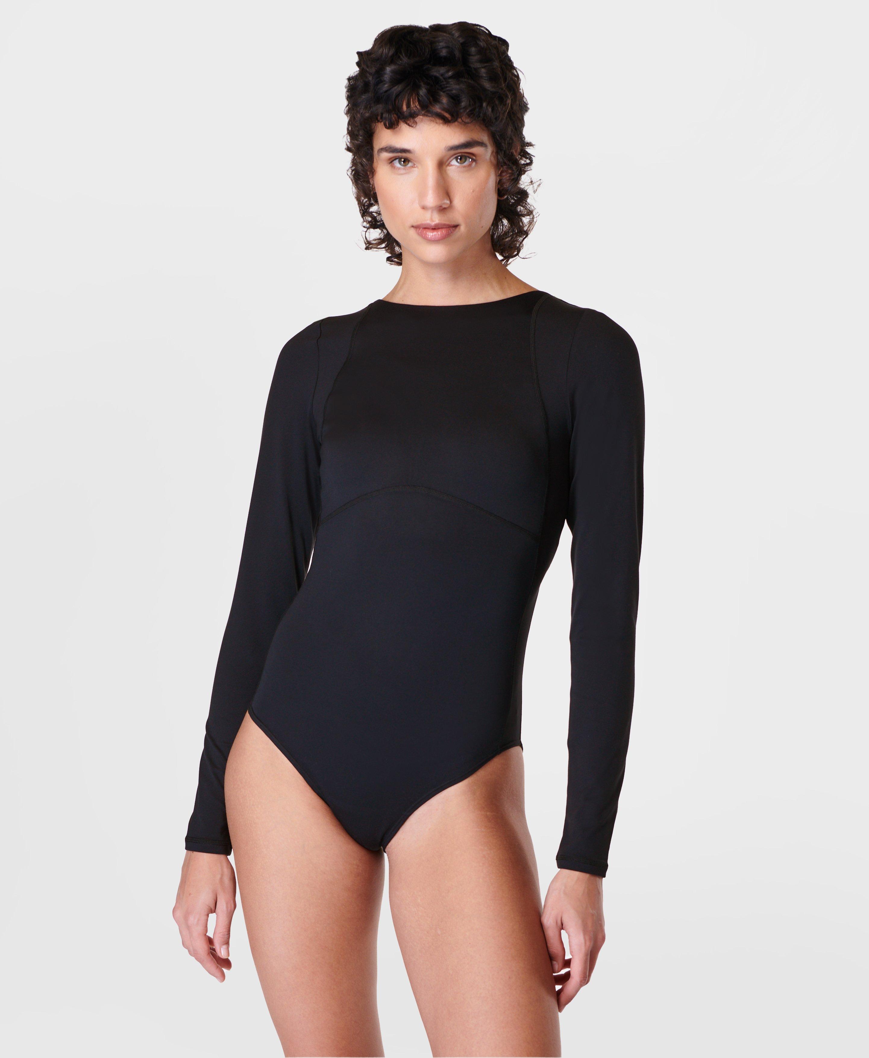 Long Sleeve Bodysuit - Black