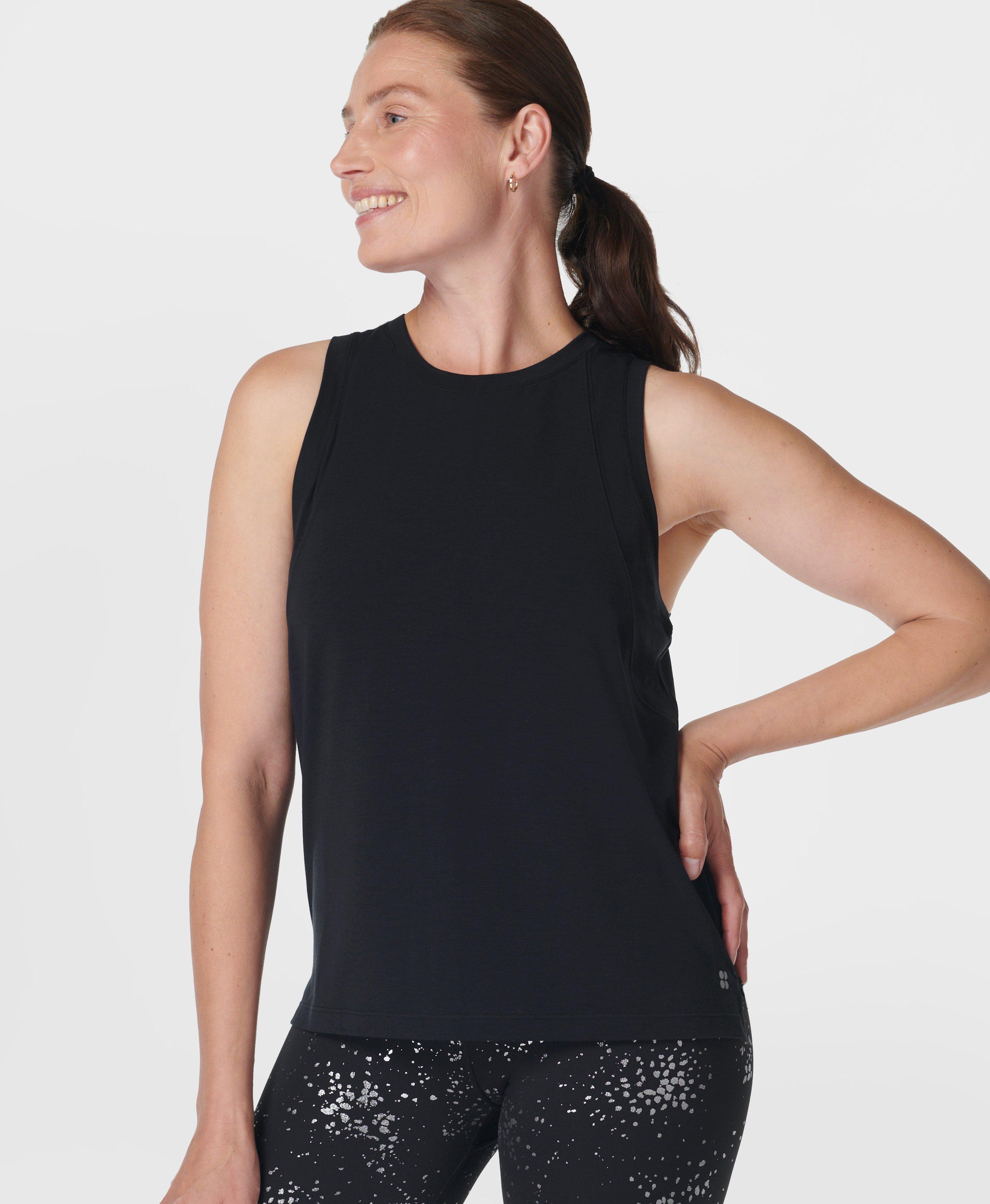 売れ筋商品|||スウェッティベティ Tシャツ レディース トップス ATHLETE CROP SEAMLESS WORKOUT TANK - Top - black Athlete Crop Seamless Gym Tank - Black | Women's Vests