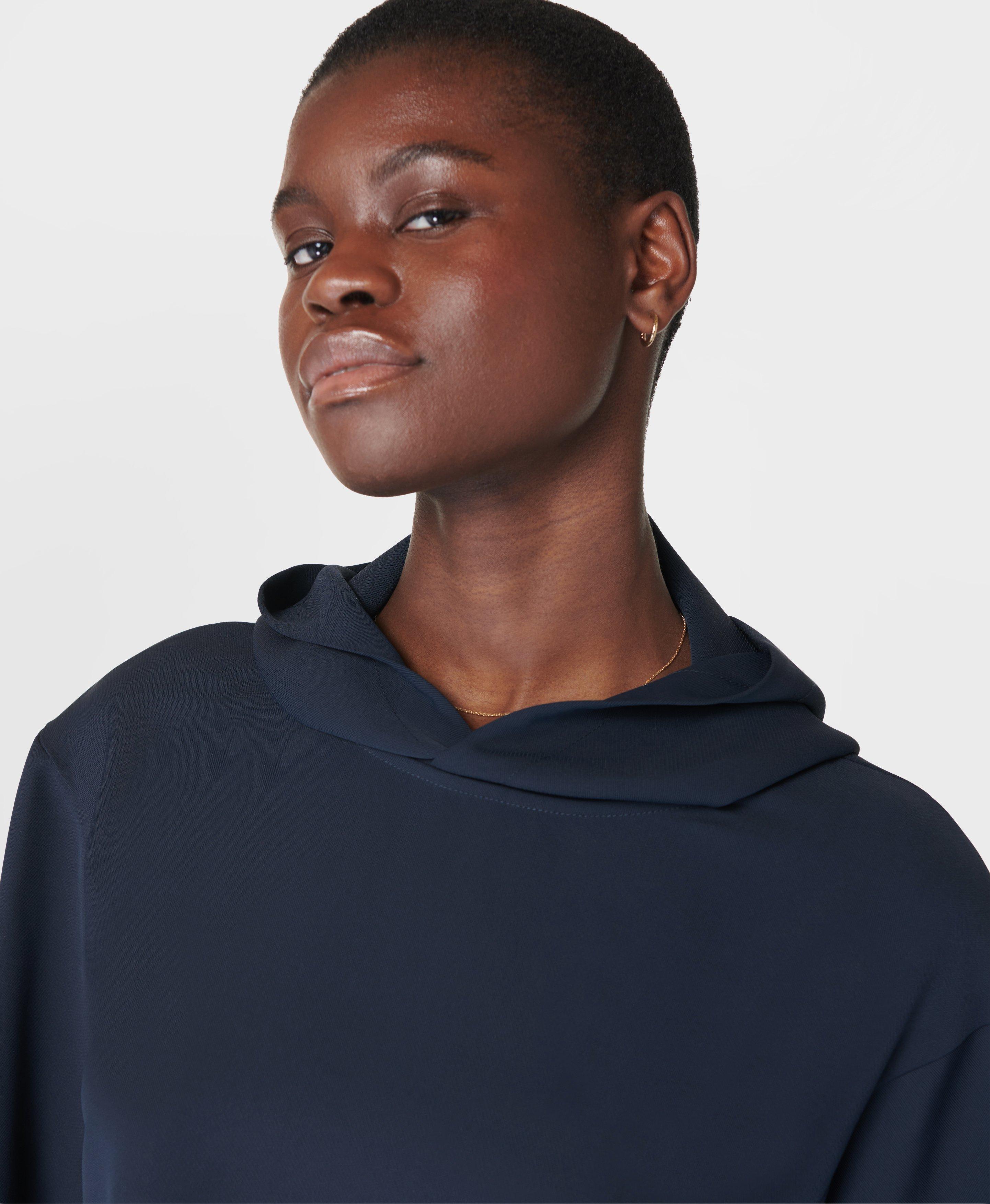 Dark blue store cropped hoodie