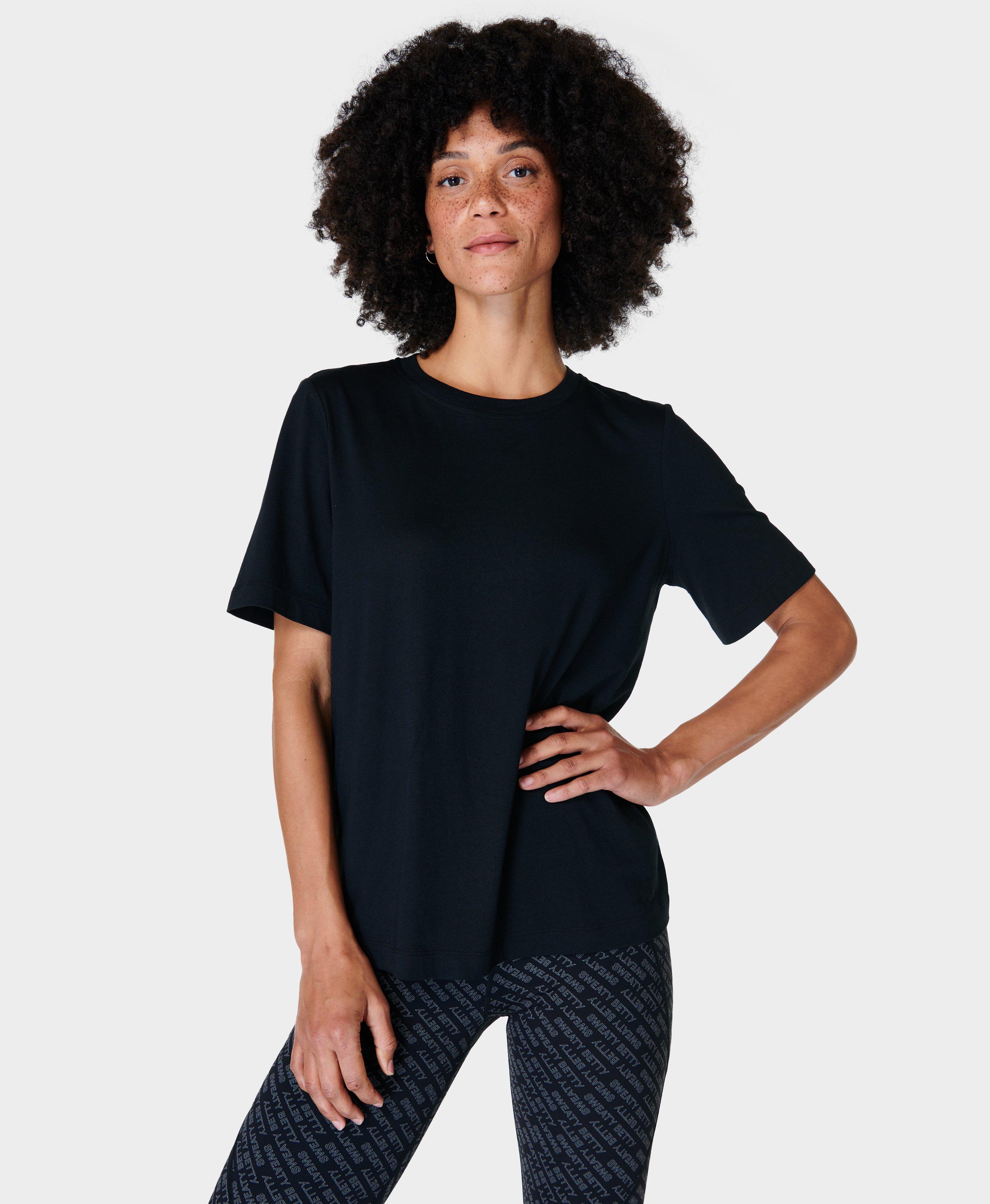 売れ筋商品|||スウェッティベティ Tシャツ レディース トップス ESSENTIAL CREW NECK - Basic T-shirt - light grey marl Essential Crew Neck Tee - Black | Women's T-Shirts | Sweaty