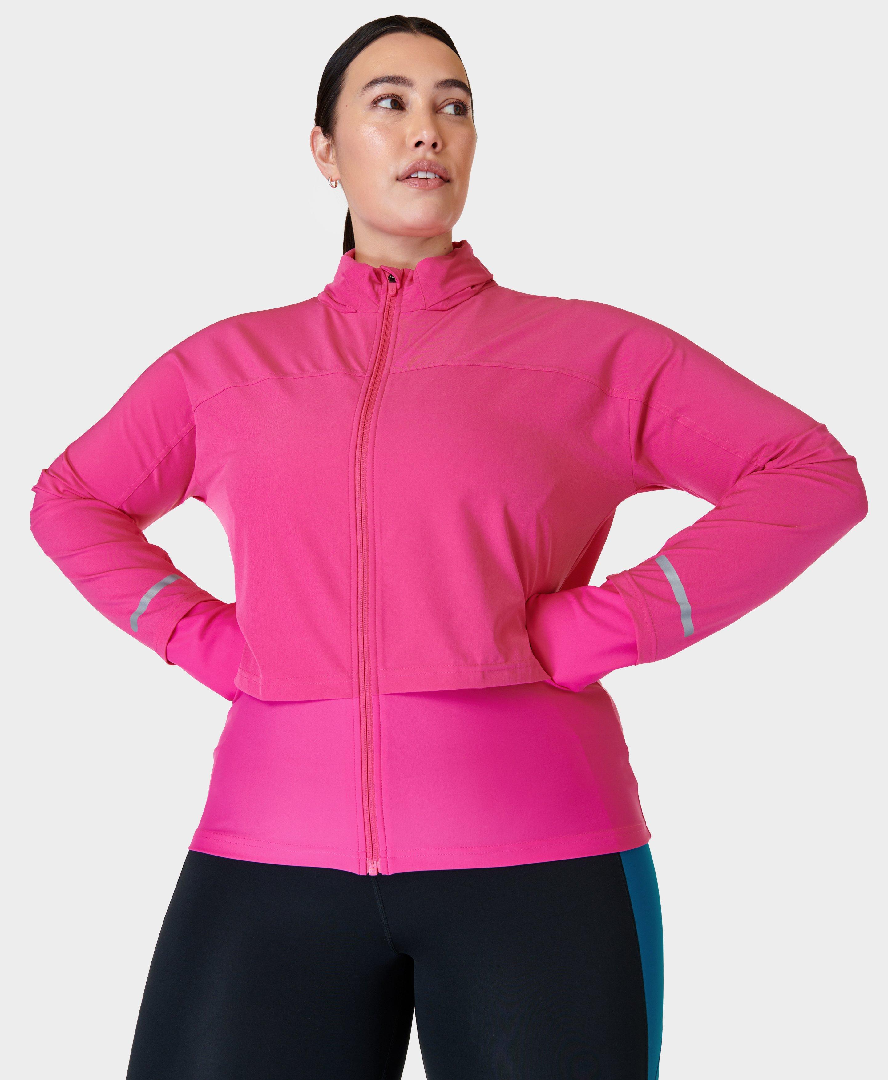 Sweat discount running jacket