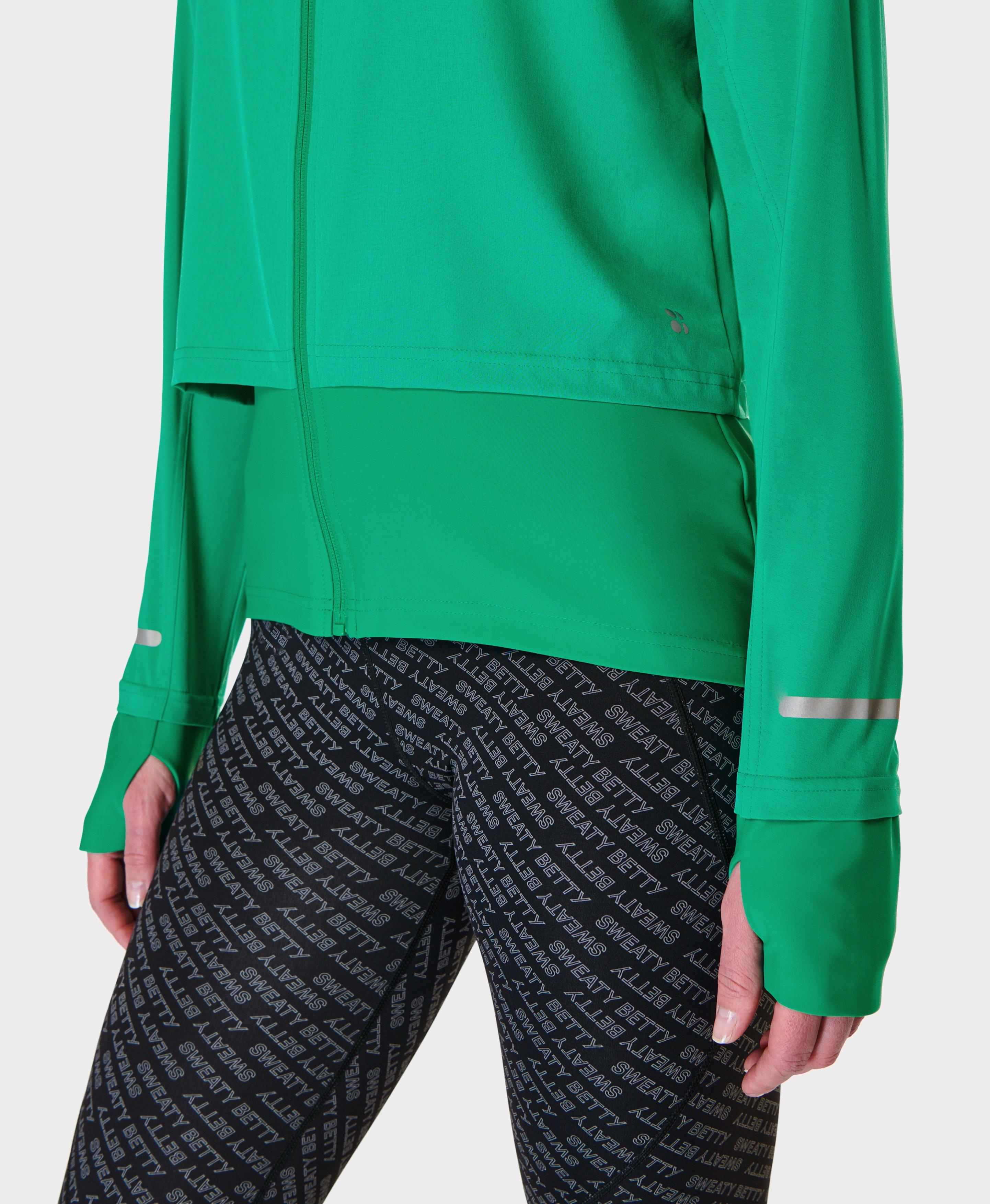 Fast Track Running Jacket - Electro Green | Women's Jackets