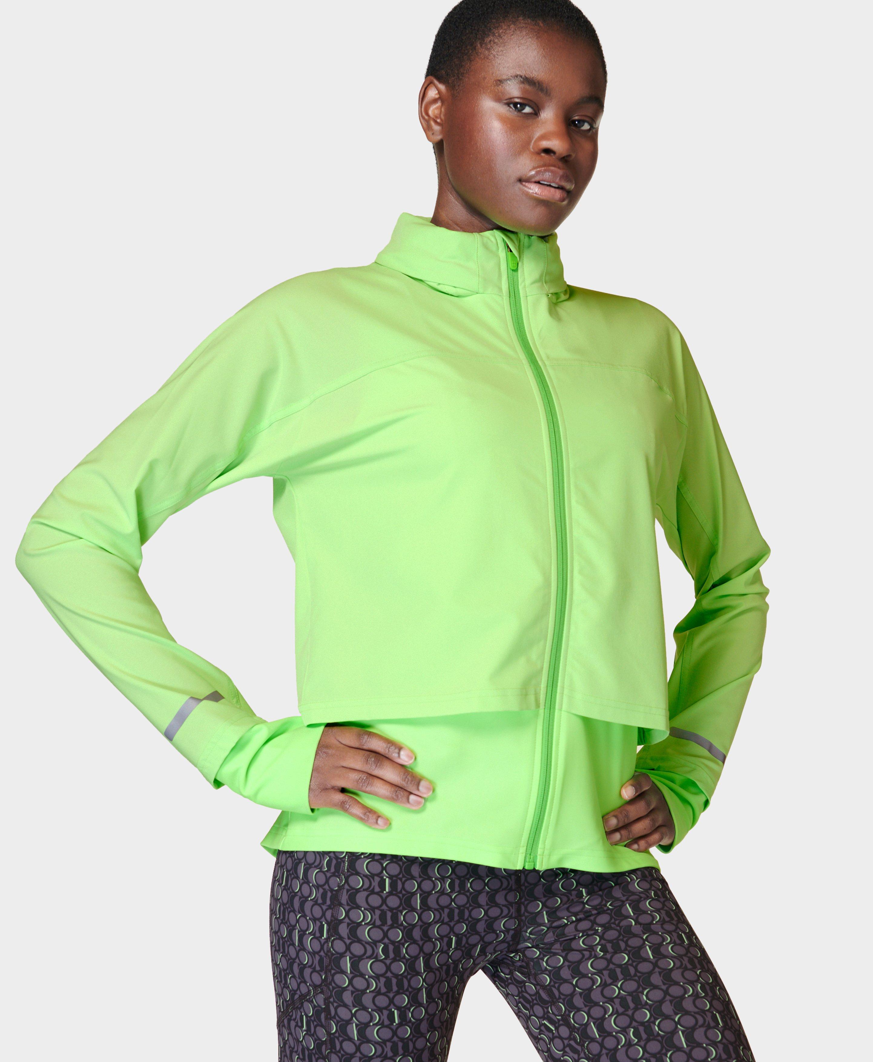 Fast Track Running Jacket - Zest Green, Women's Jackets + Coats