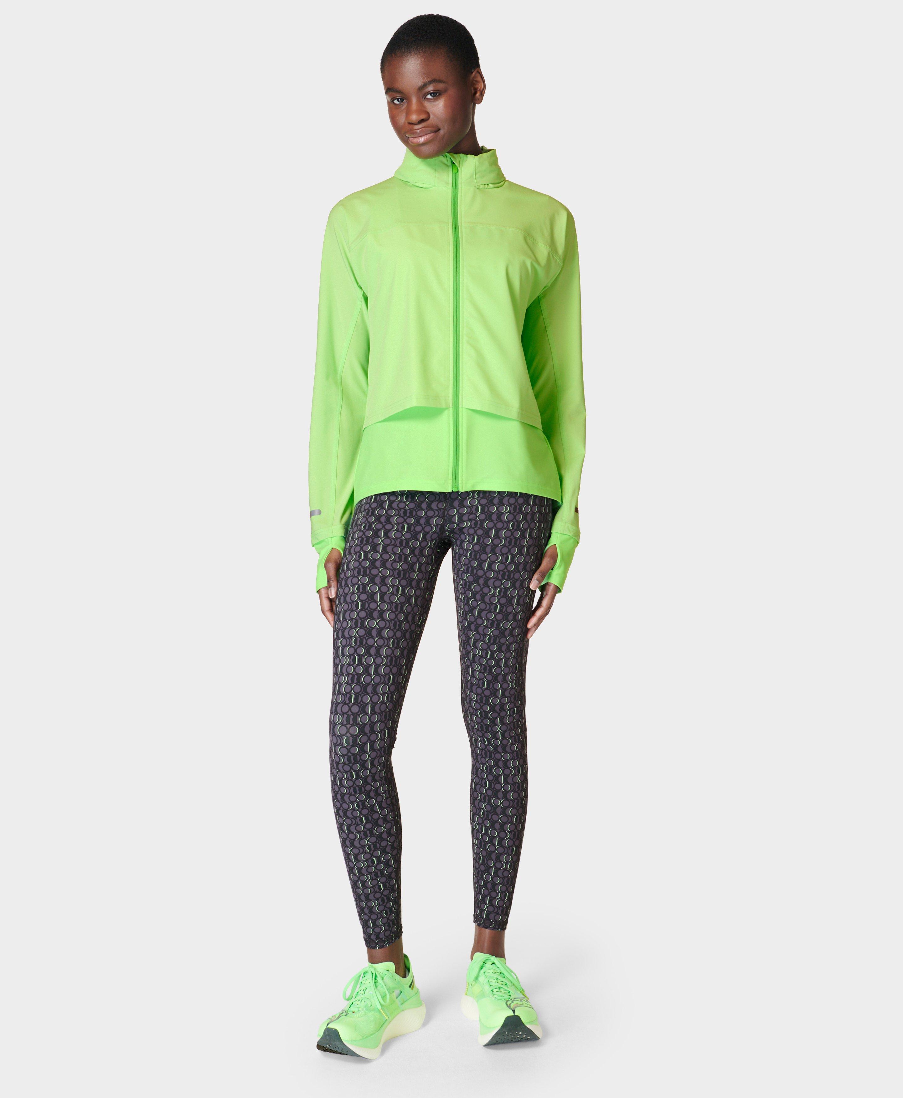 Fast Track Running Jacket Zest Green Women s Jackets Coats Sweaty Betty