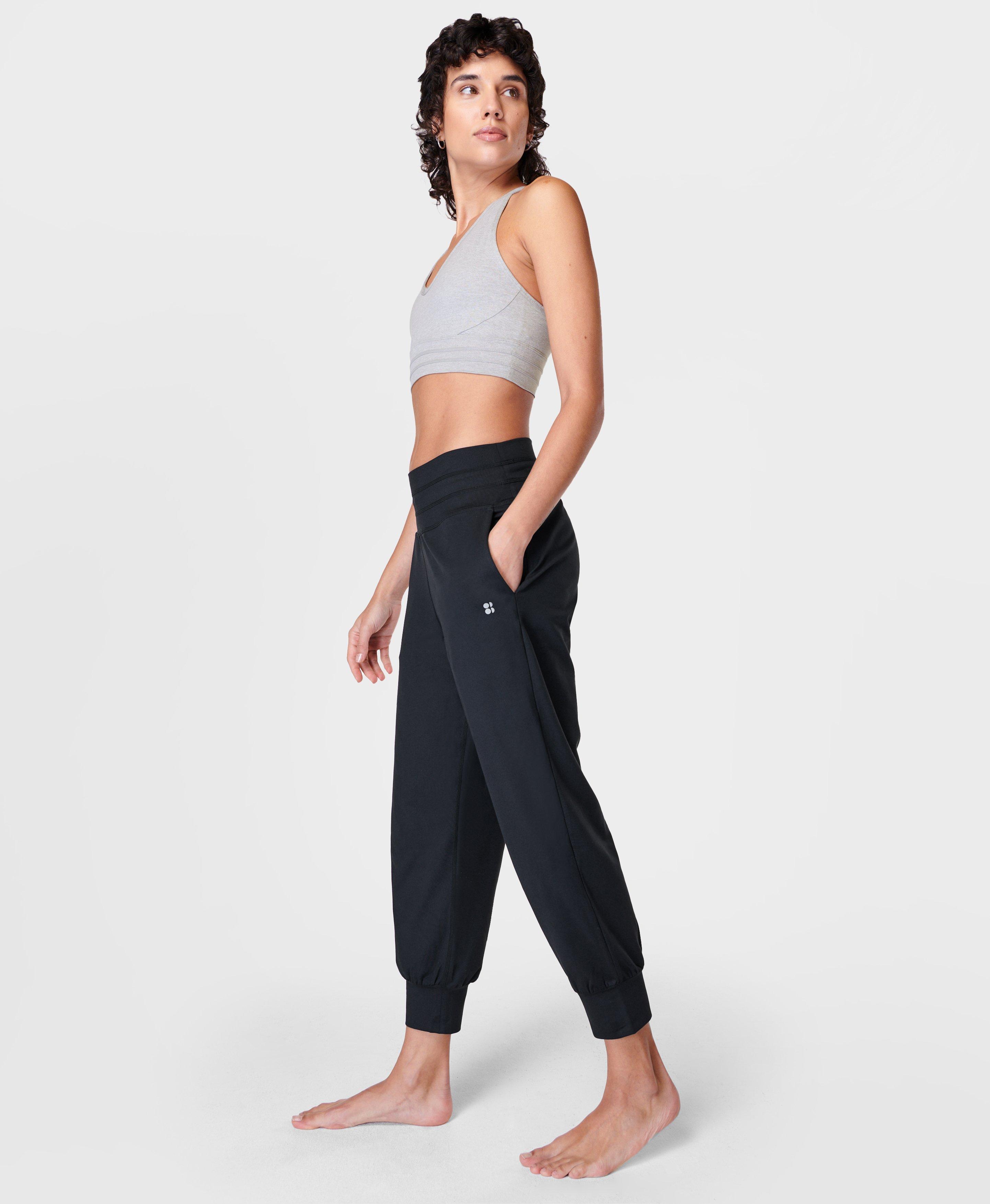  HOLYWIM Yoga Capri Sweatpants for Women Loose Comfy