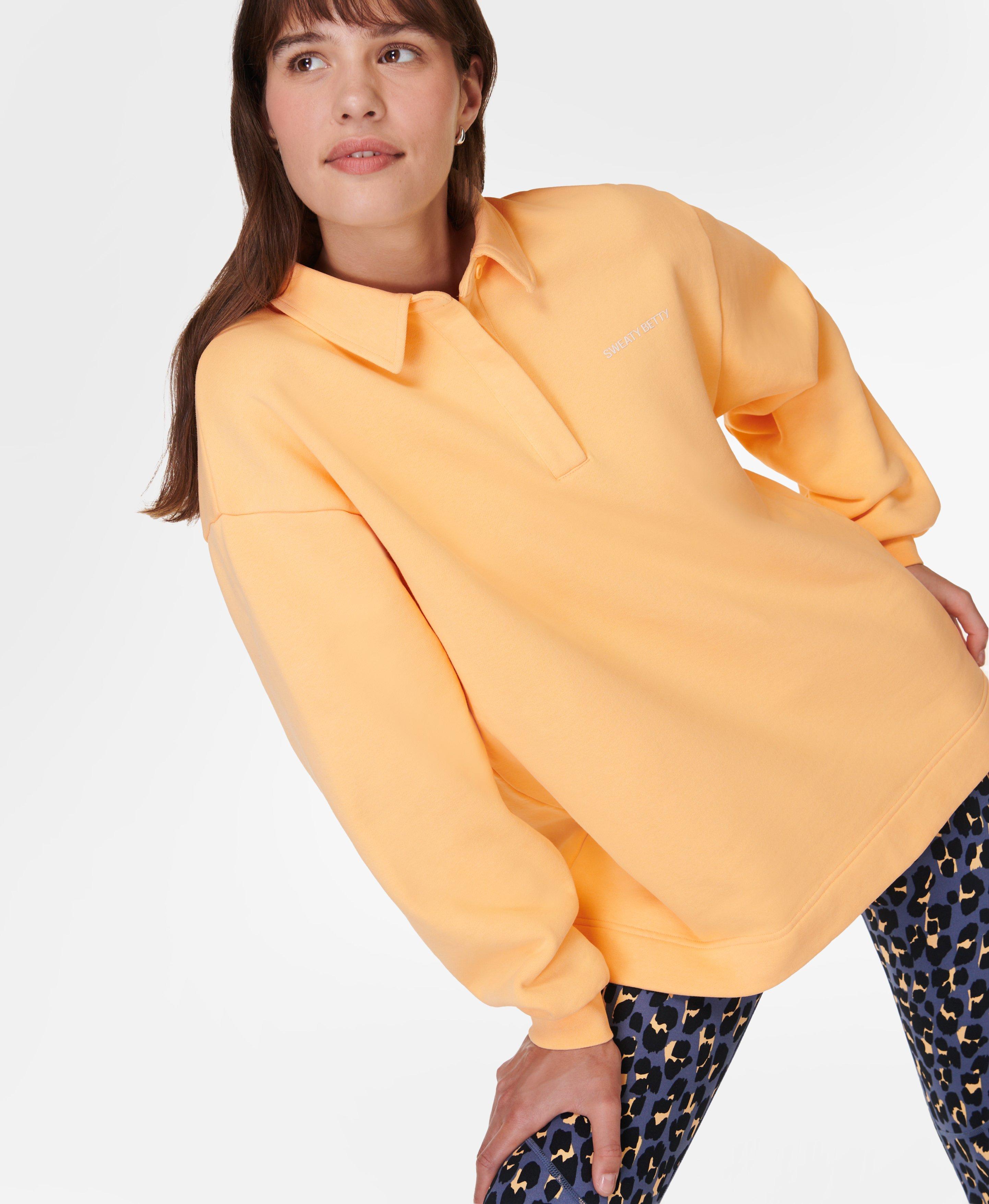 Henley style sweatshirt hotsell