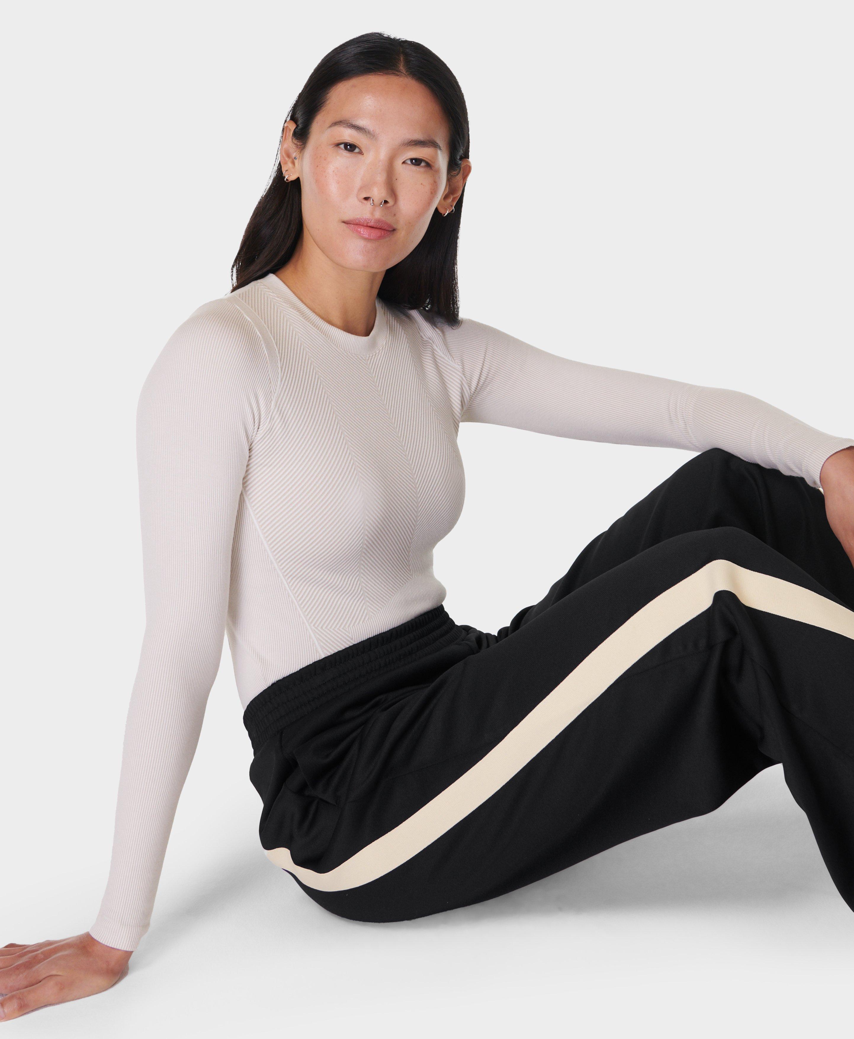 Sweaty Betty Mindful Flex Long Sleeve Top, Multi Colored, Women's XS