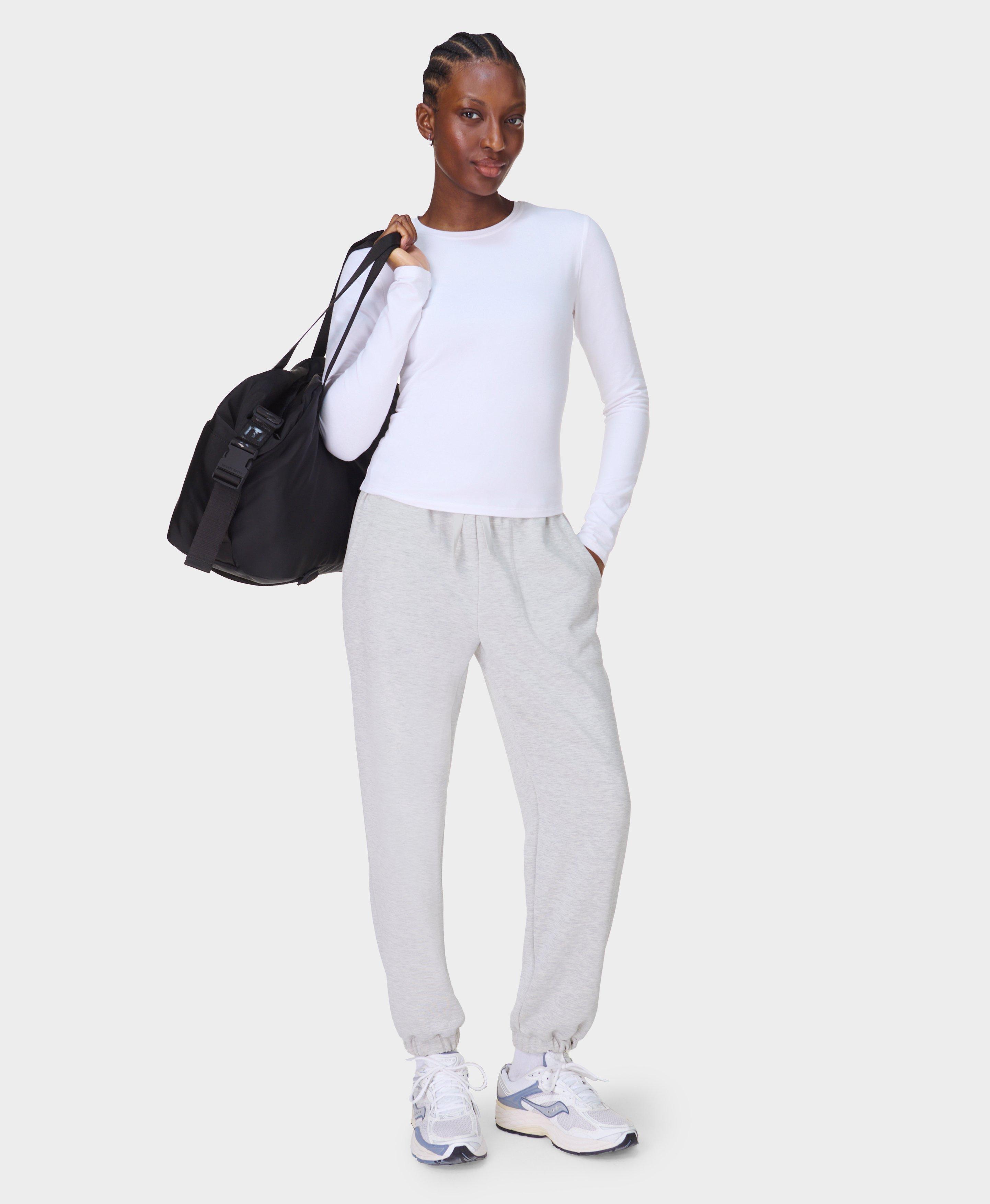 Sweaty Betty Essential Sculpt Long Sleeve Top, White, Women's M