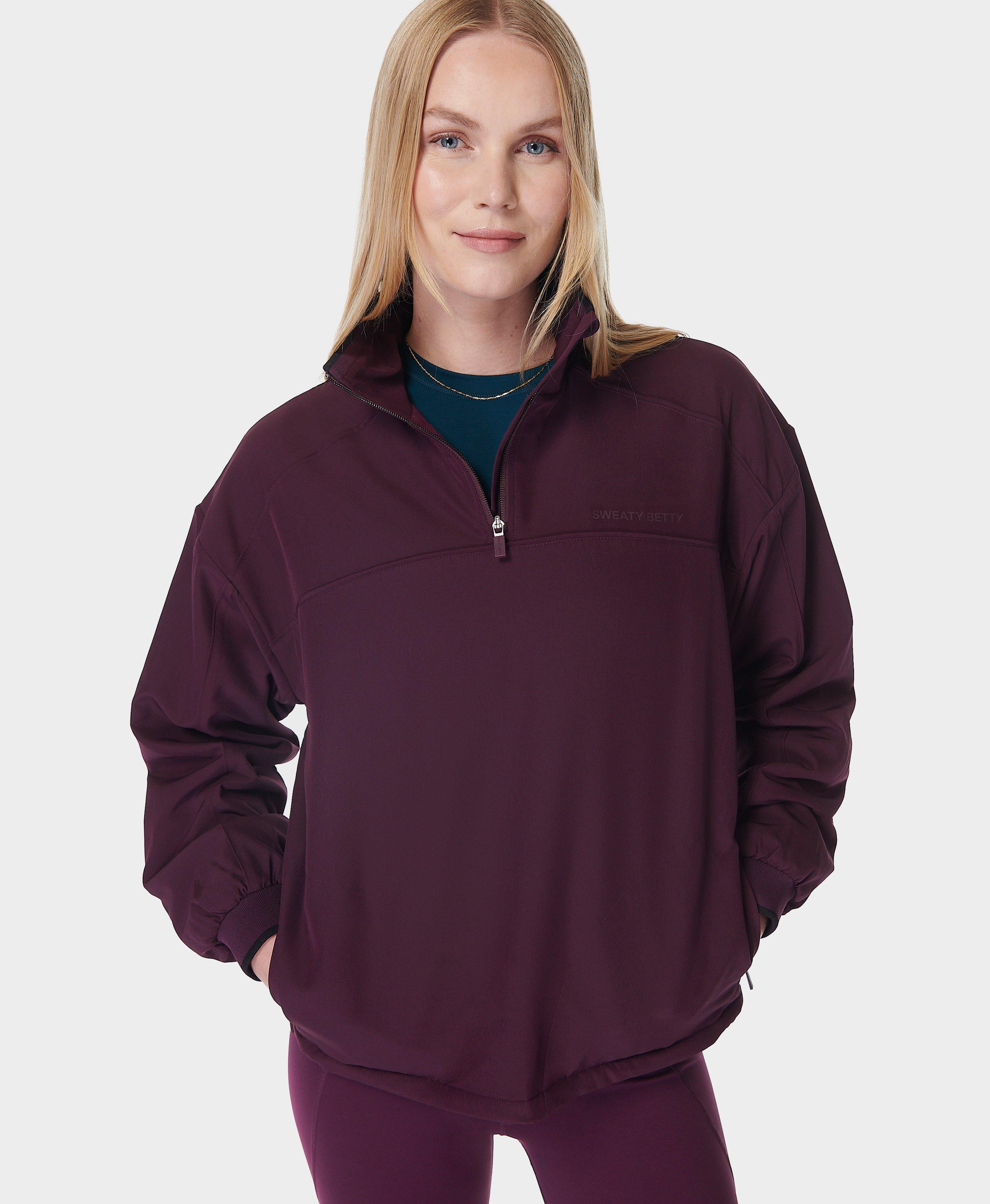 Fleece lined warm up jacket on sale