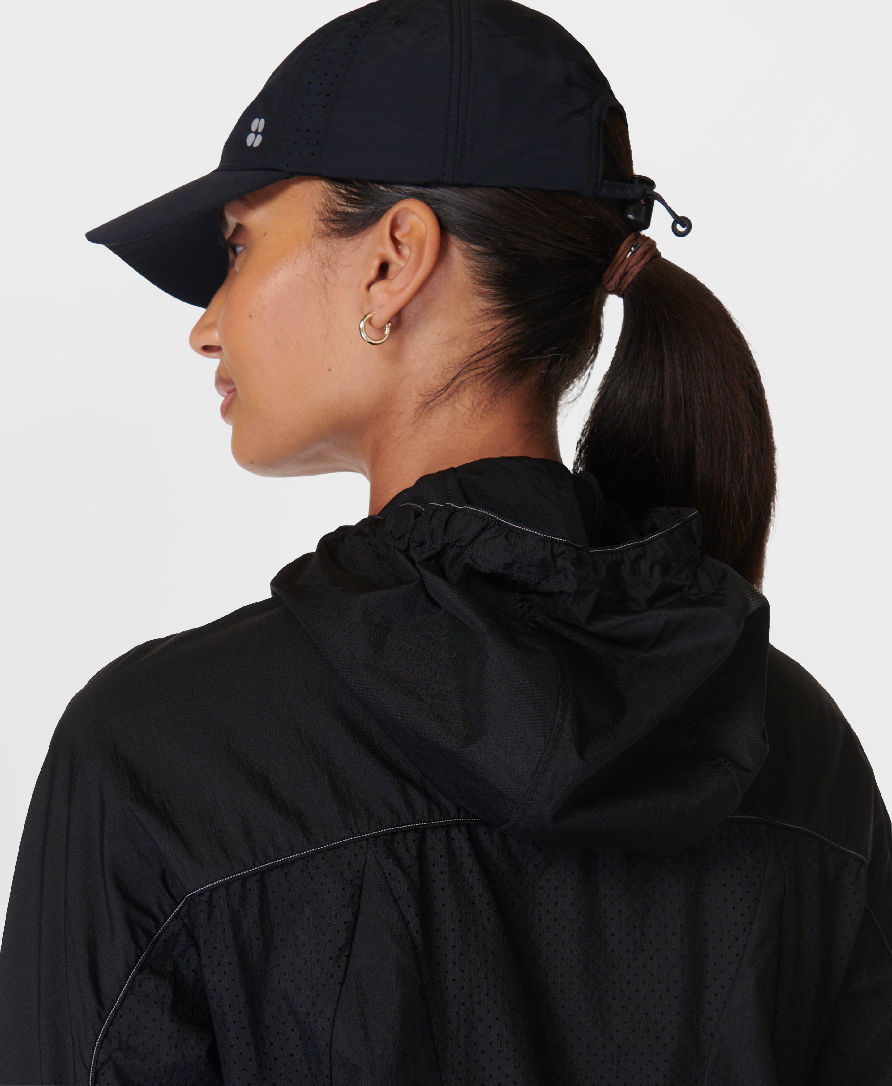 Aerodynamic Lightweight Running Shell Black Women s Jackets Coats Sweaty Betty