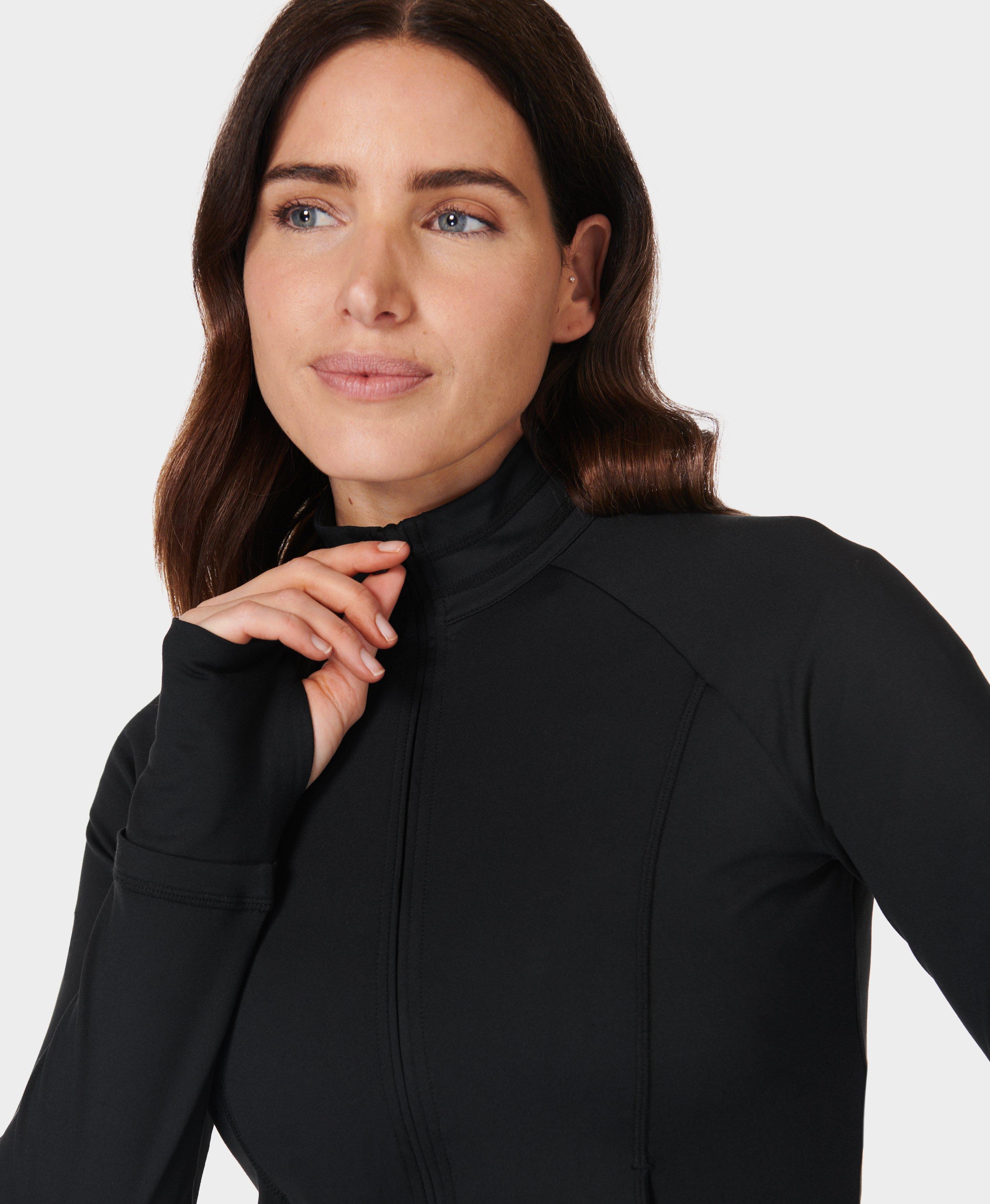 All Day Zip Up - Black | Women's Jumpers + Hoodies | Sweaty