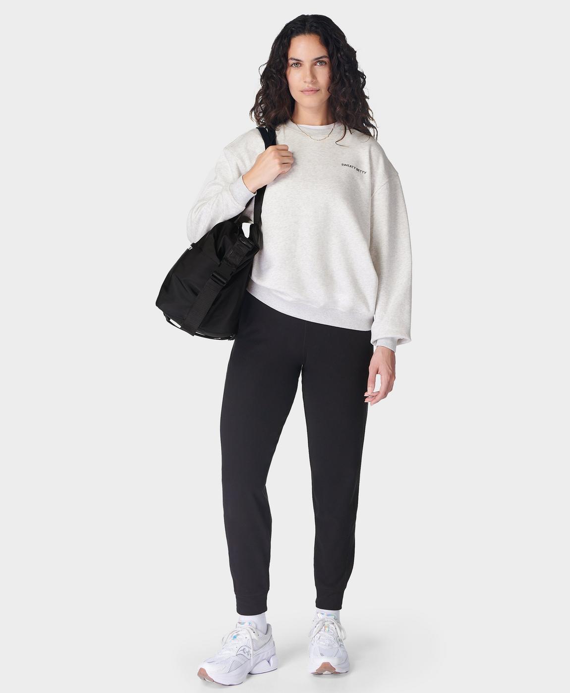 Luxe Fleece Jogger - Black | Women's Pants | Sweaty Betty Luxe Fleece Jogger - Black | Women's Pants | Sweaty Betty