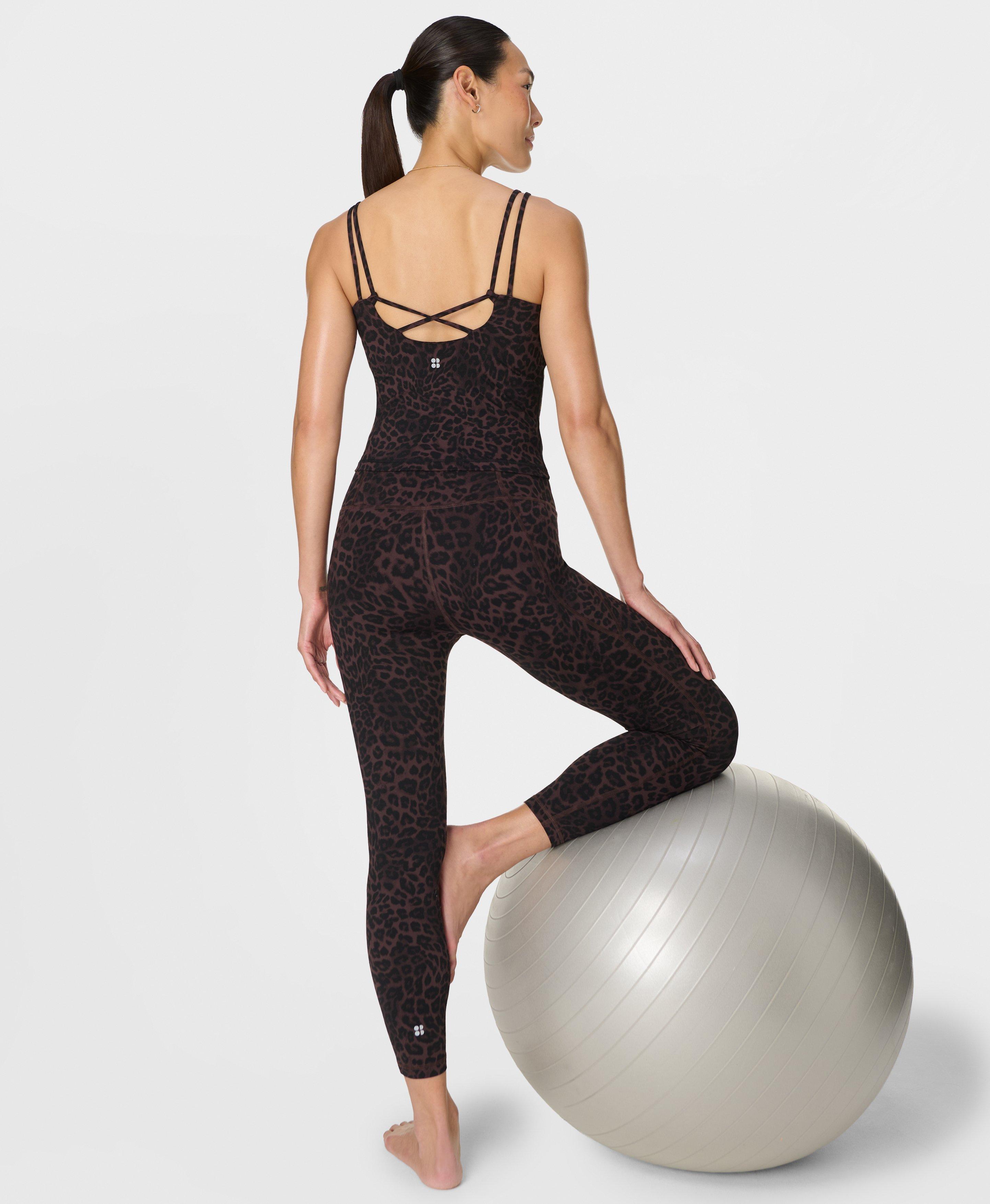 Sweaty Betty Ultimate Studio Yoga Strappy Vest, Brown, Women's XS