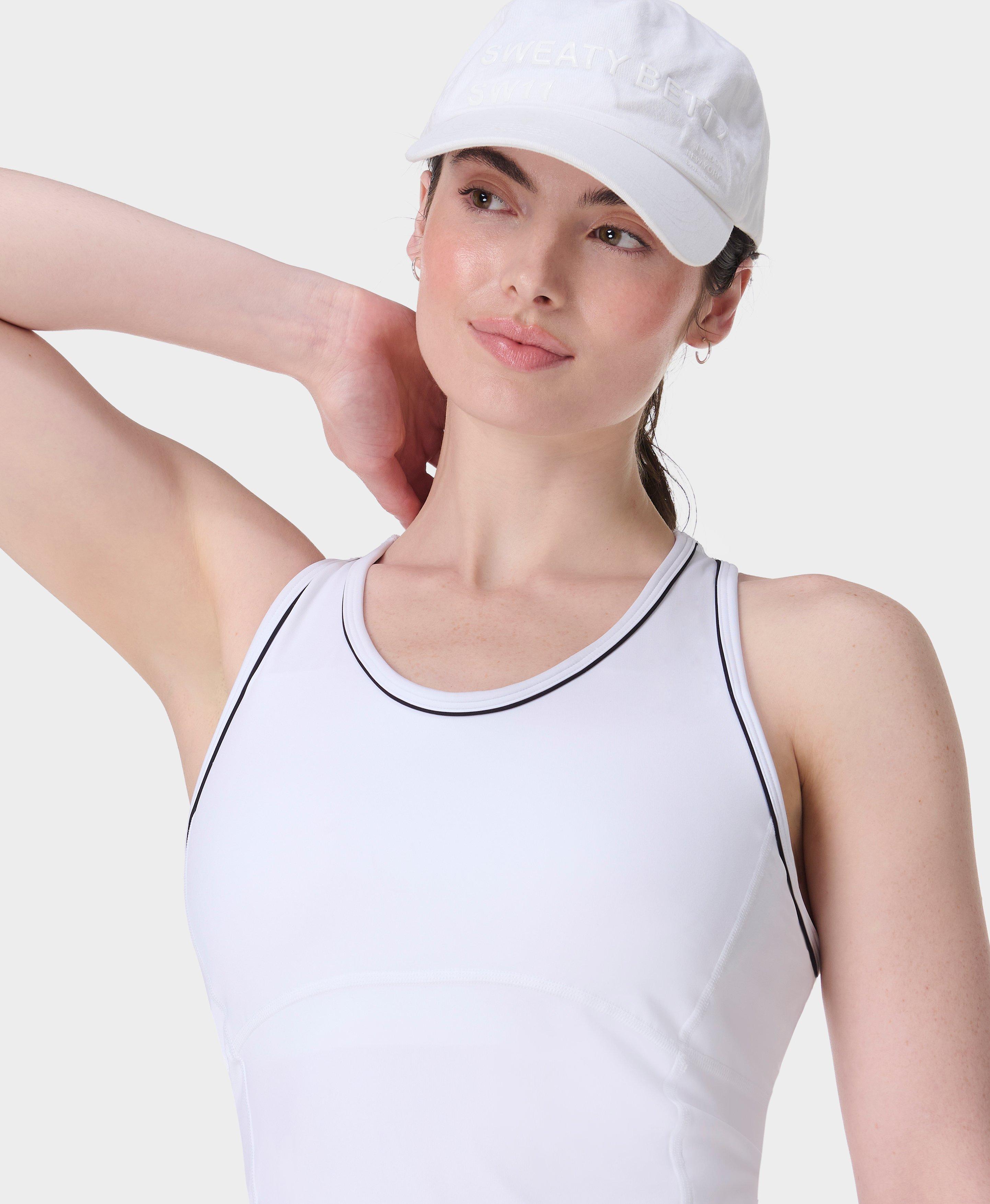 Sweaty Betty Pro Racket Power Vest, White, Women's XS