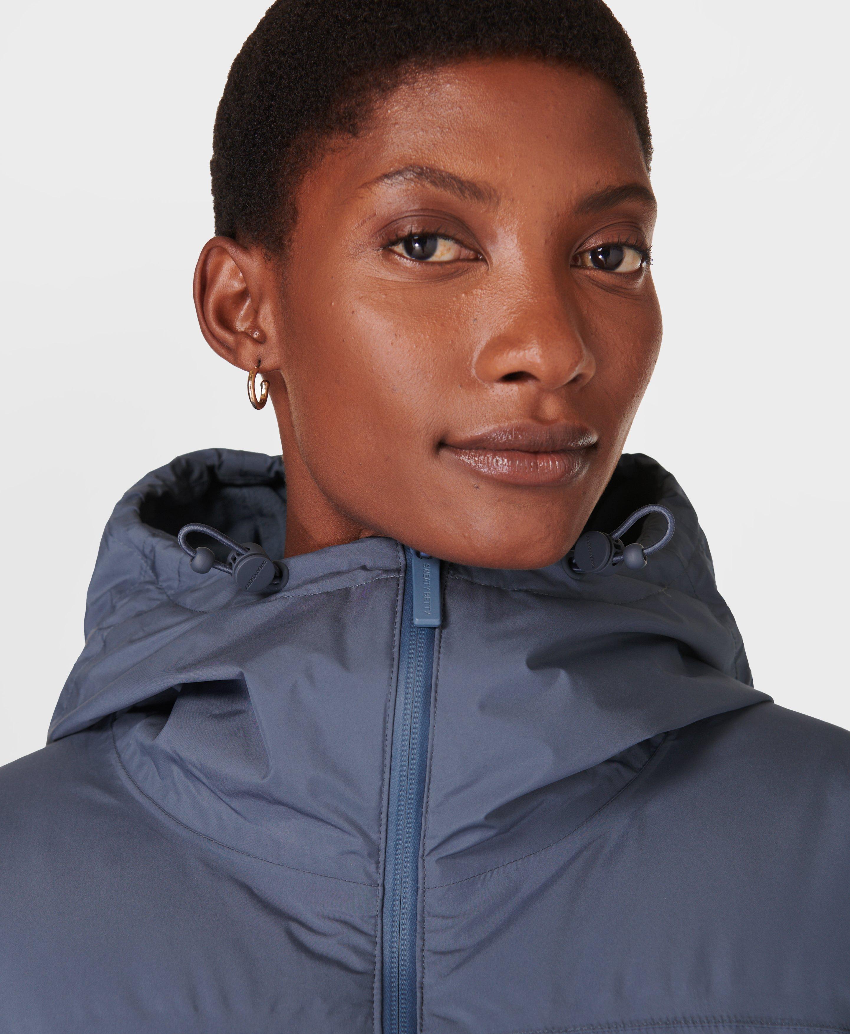 Nimbus Longline Puffer Endless Blue Women s Jackets Coats Sweaty Betty
