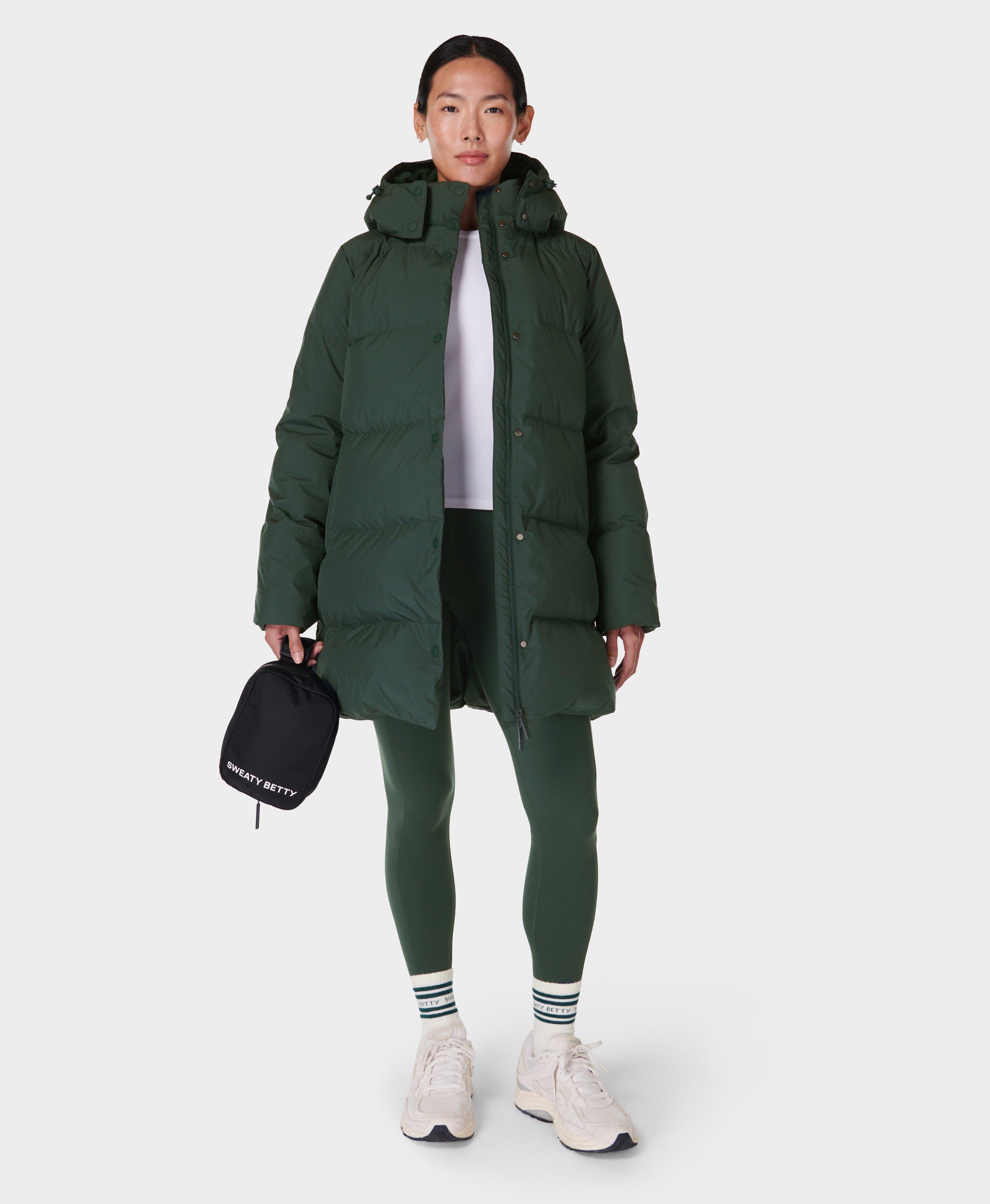 Sweaty Betty Nimbus Mid Puffer, Green, Women's S