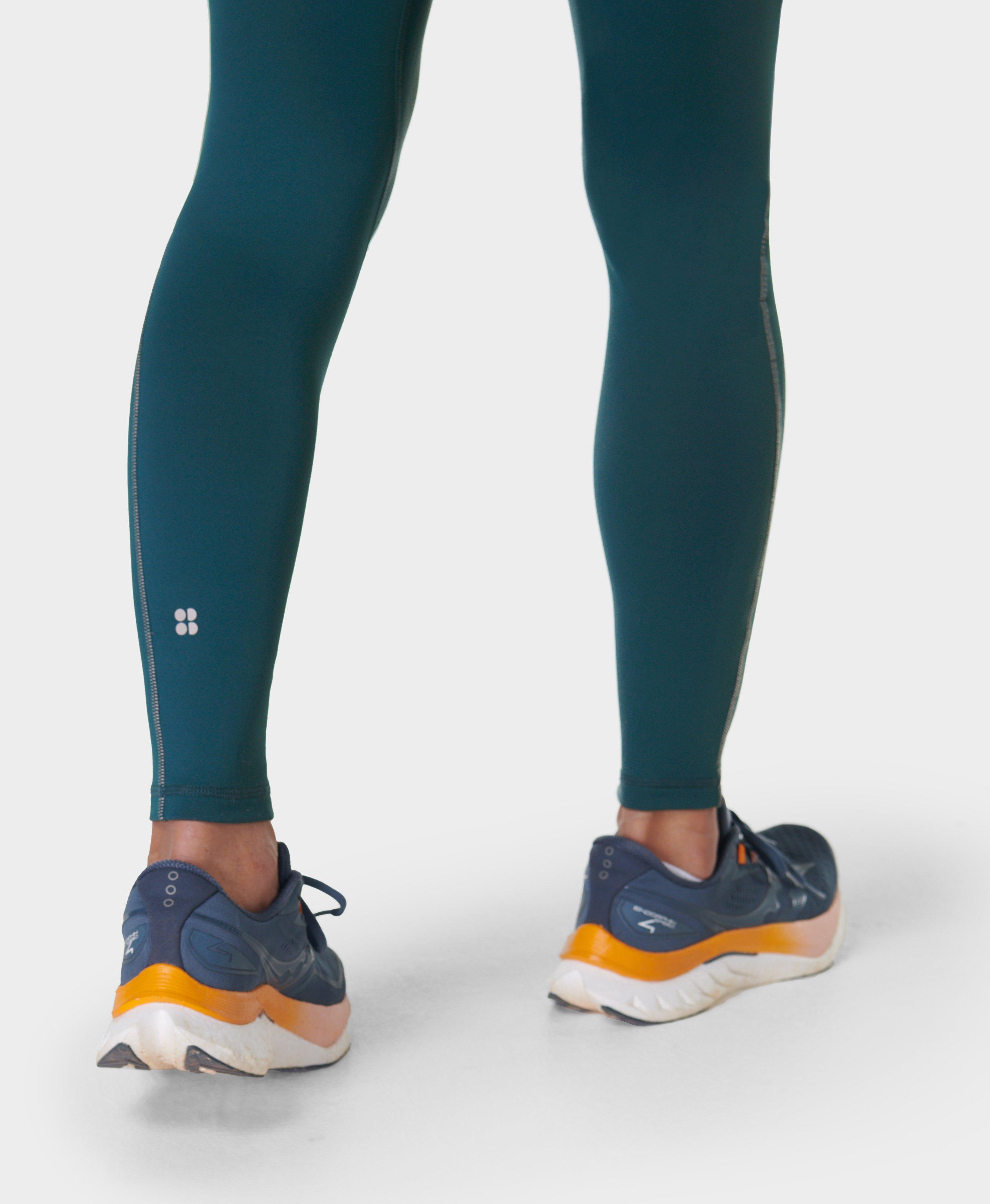 Therma Boost Running Leggings Deep Green Women s Leggings Sweaty Betty