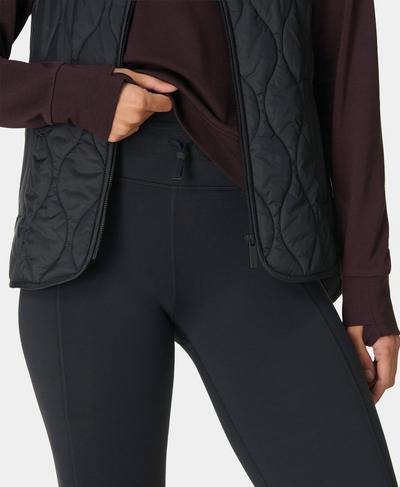 Therma Boost Heat Tech 7/8 Walking Leggings, Black | Sweaty Betty