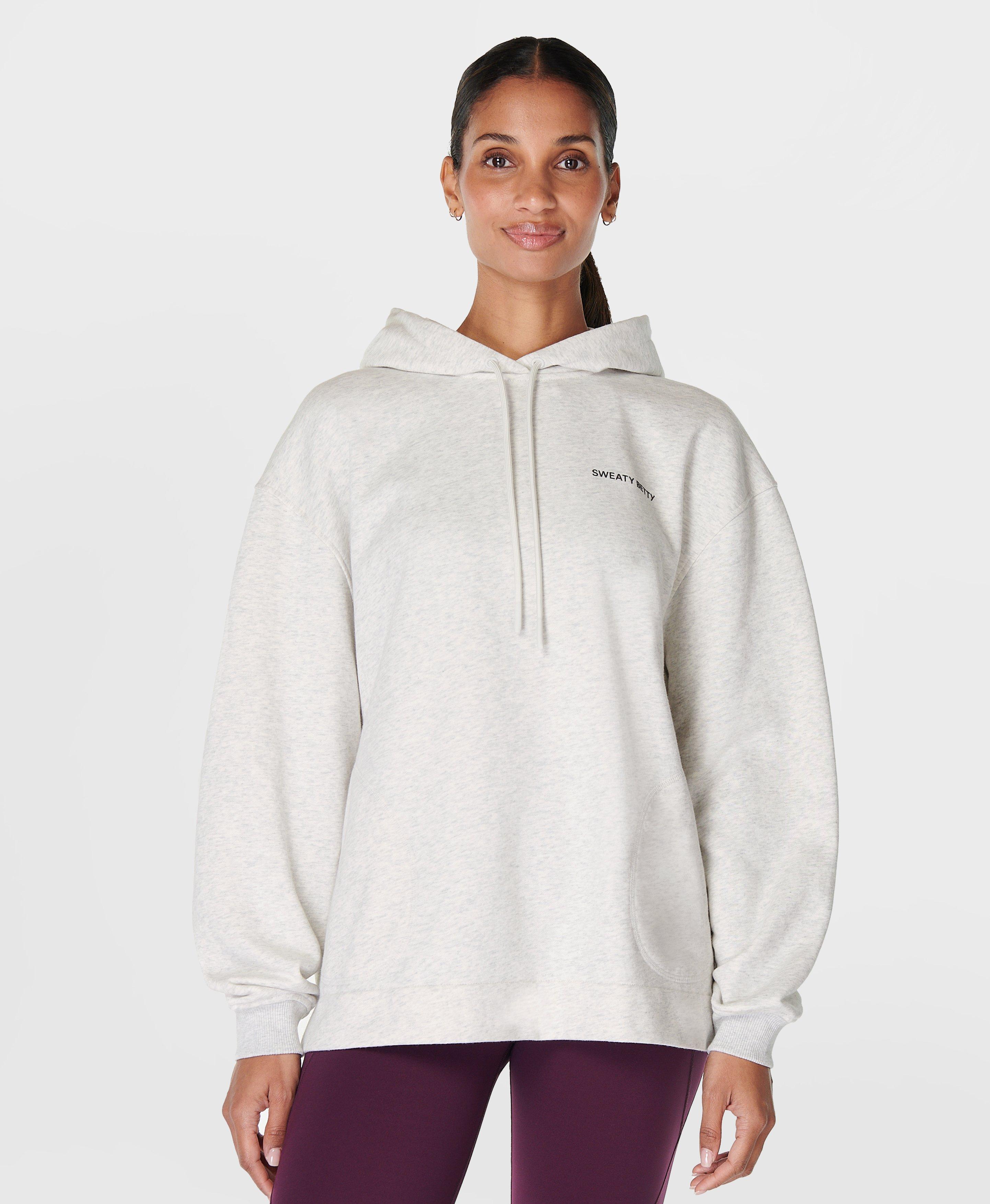 Free People Movement Longline Grey Hooded deals Sporty Pullover Sweatshirt