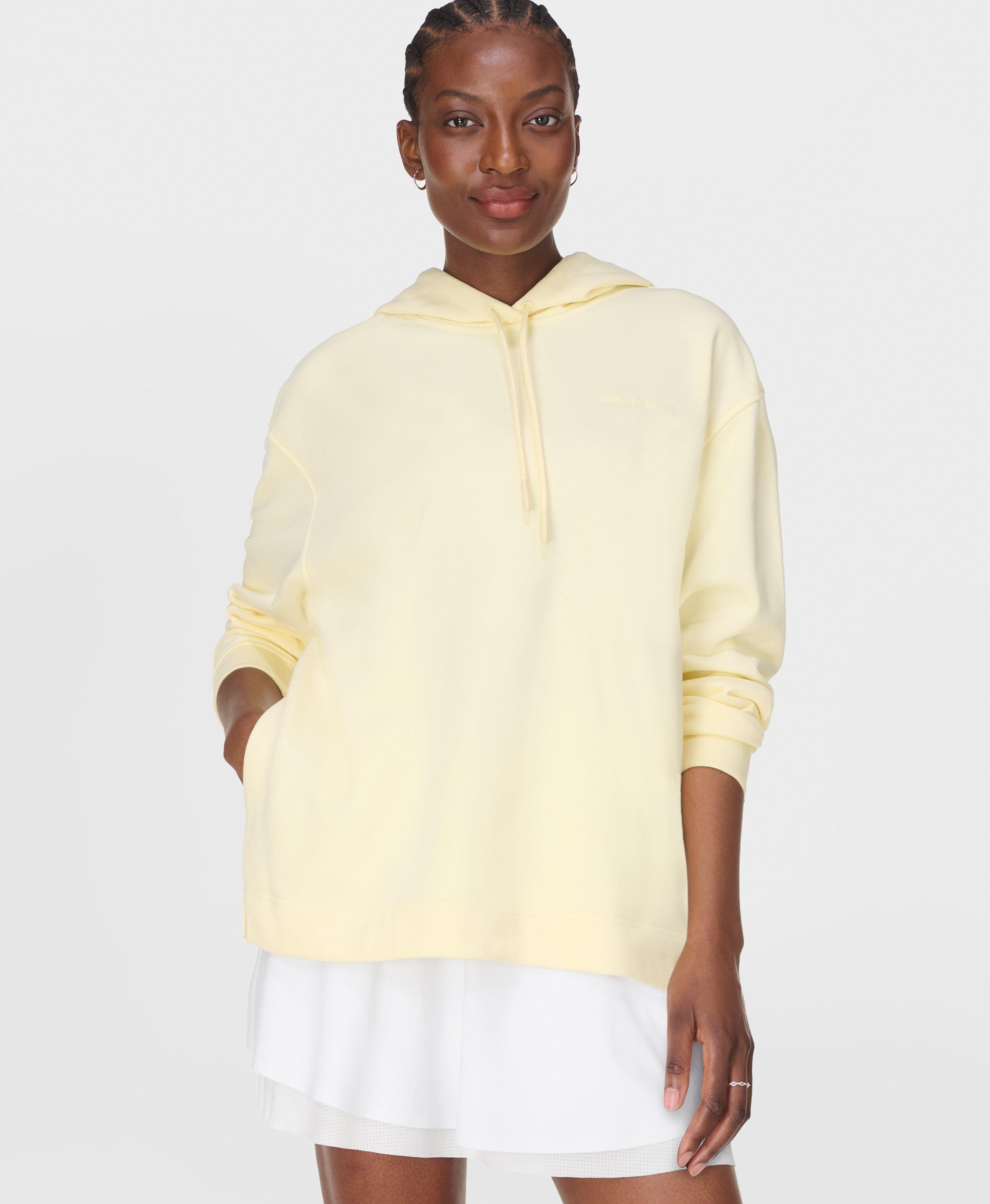 Sweaty Betty Revive Longline Hoody, Yellow, Women's XXS-XS
