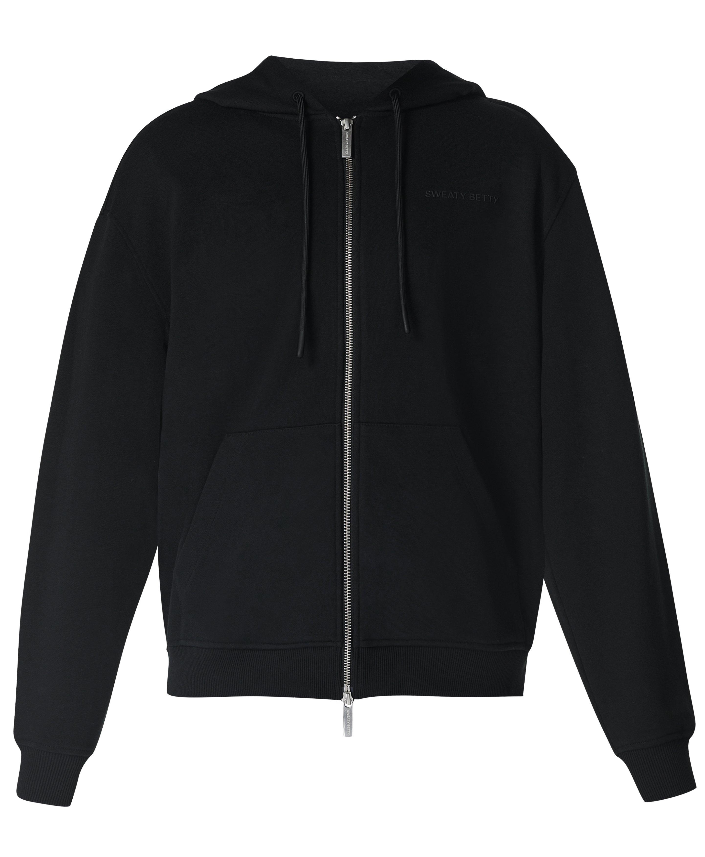 Revive Zip Through Hoody Black Women s Sweaters Hoodies Sweaty Betty