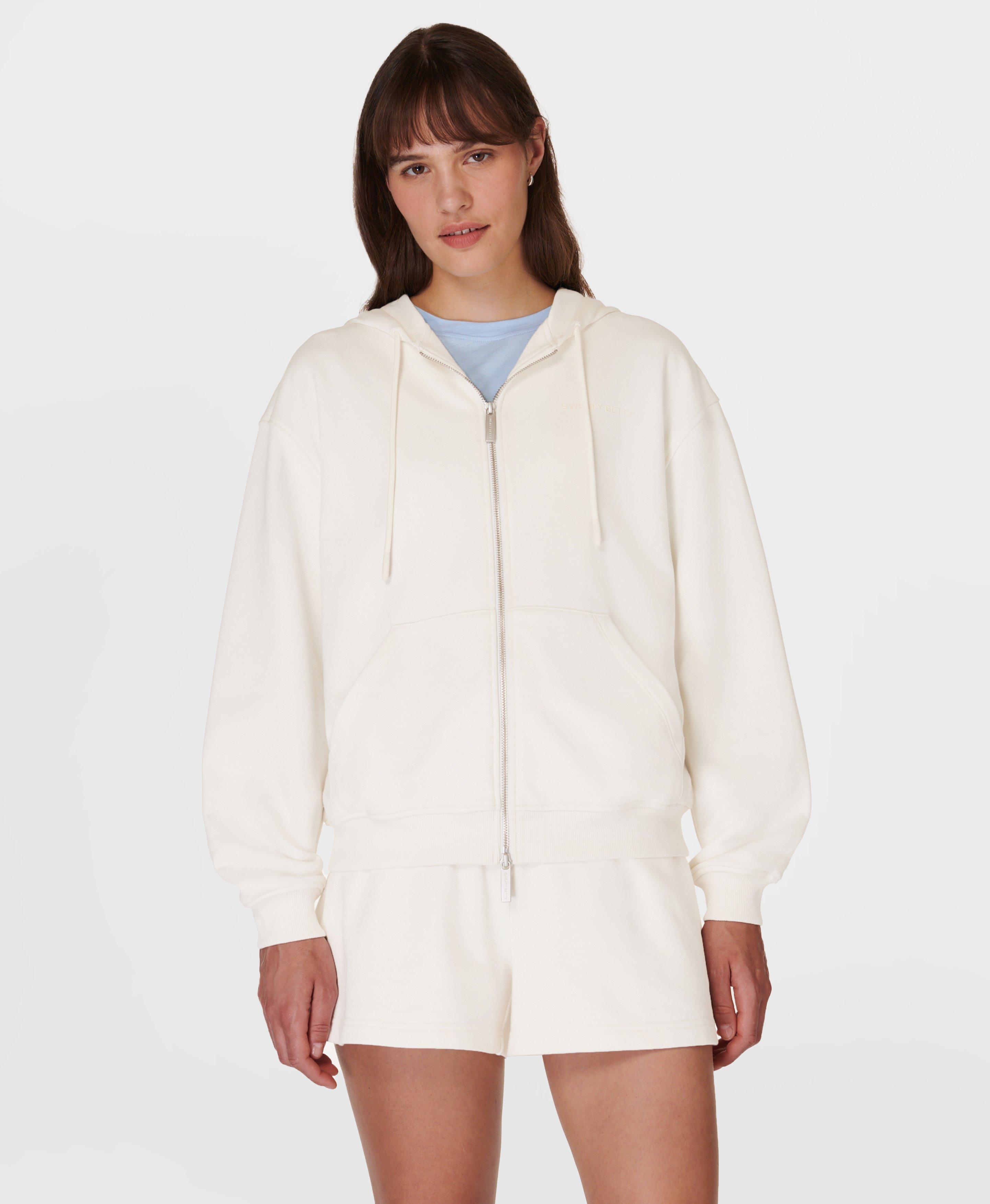 Sweaty betty white hoodie sale