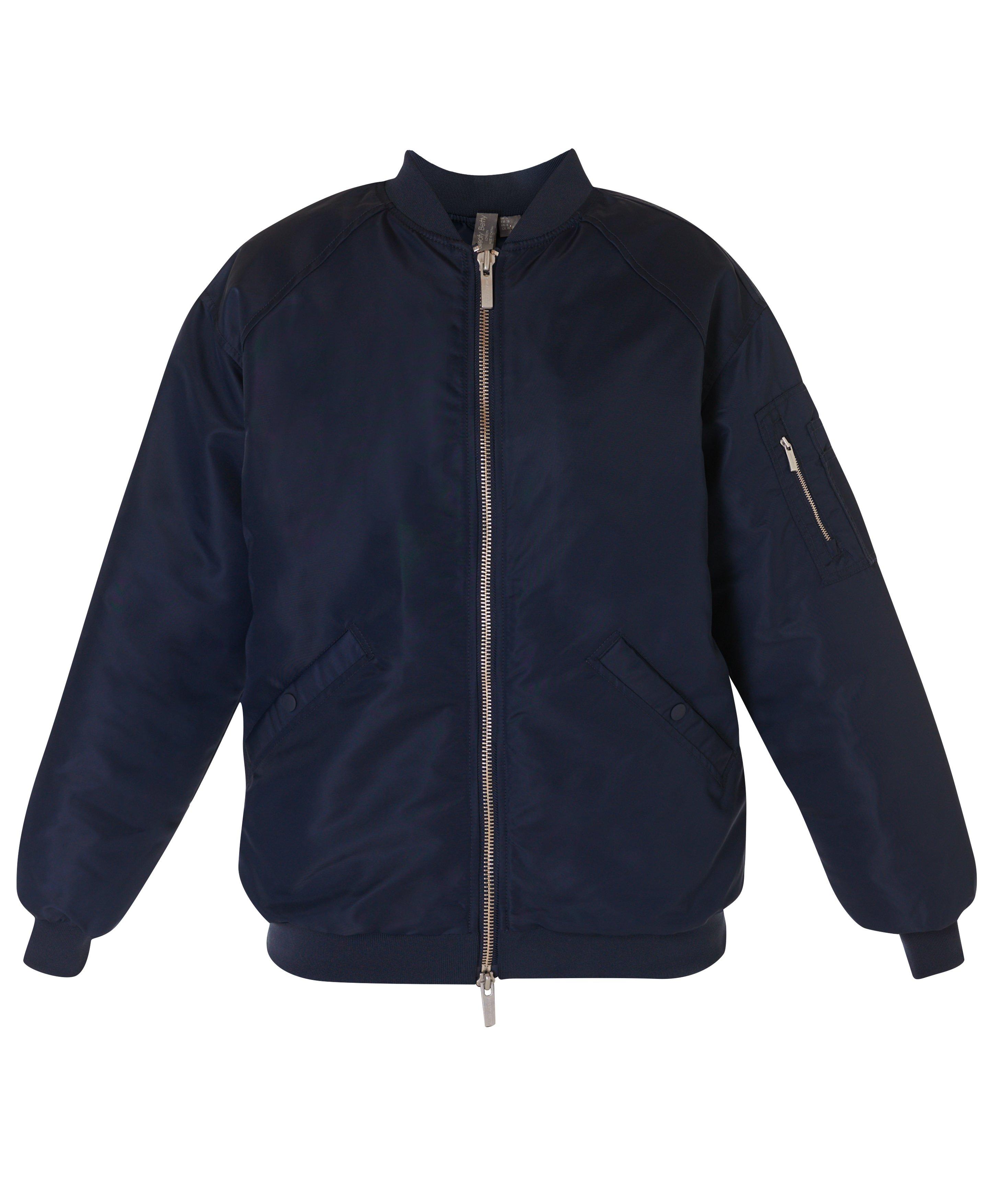 Cityscape Longline Bomber Navy Blue Women s Jackets Coats Sweaty Betty