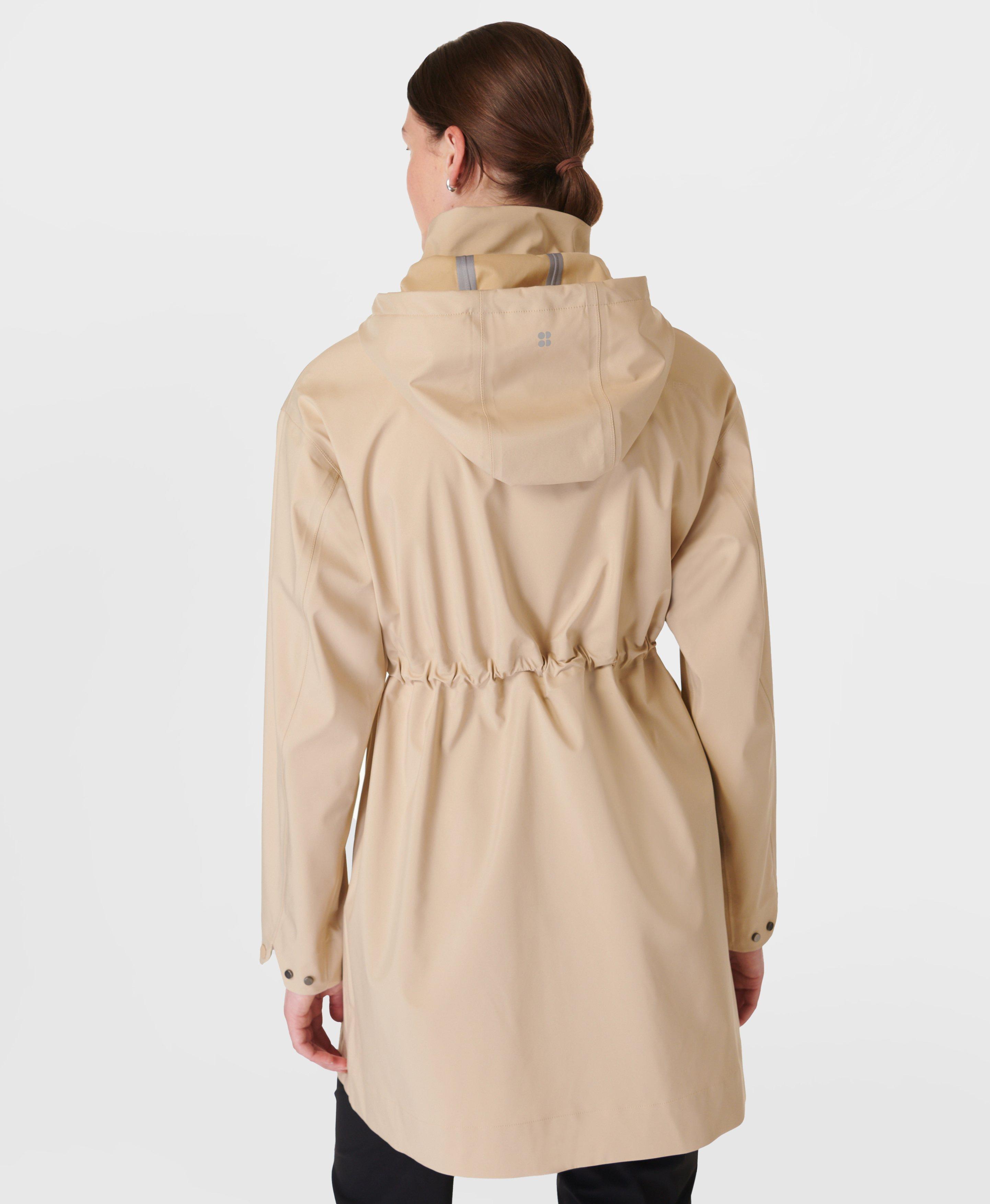 Guide Waterproof Parka Dove Beige Women s Jackets Coats Sweaty Betty