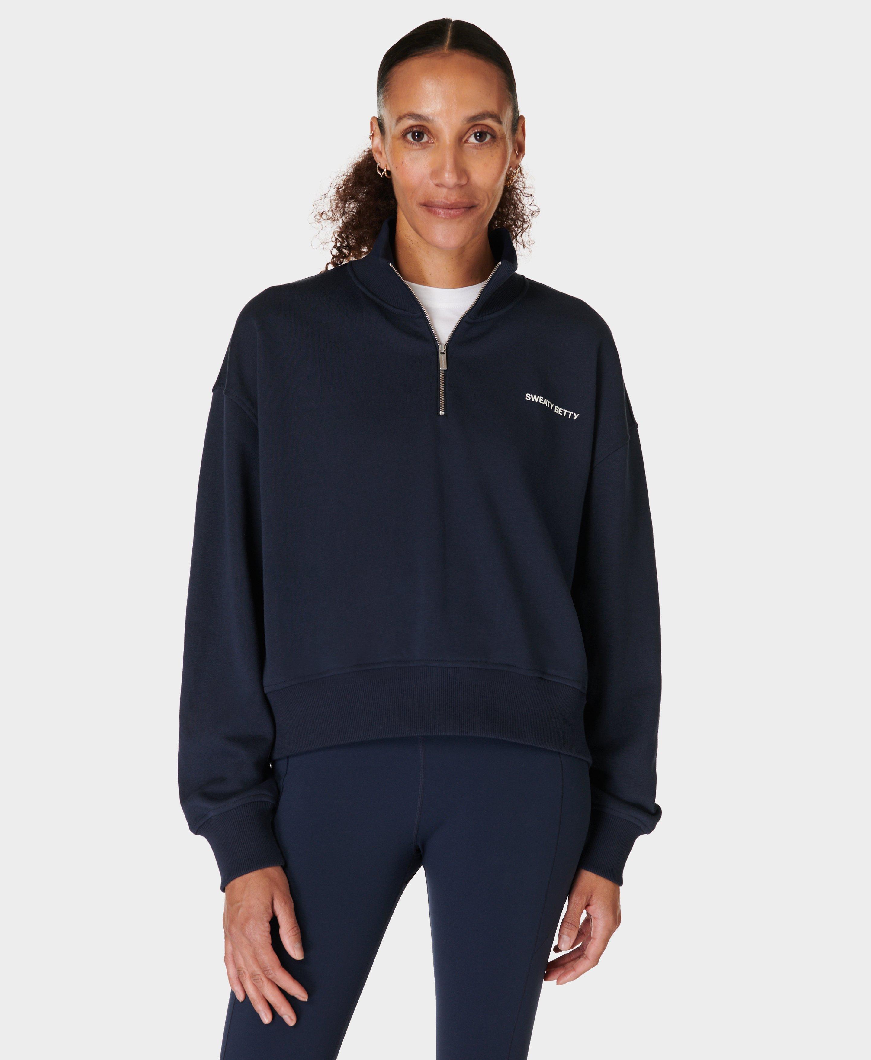 SWEATY BETTY factory Power Half Zip Pullover (L)