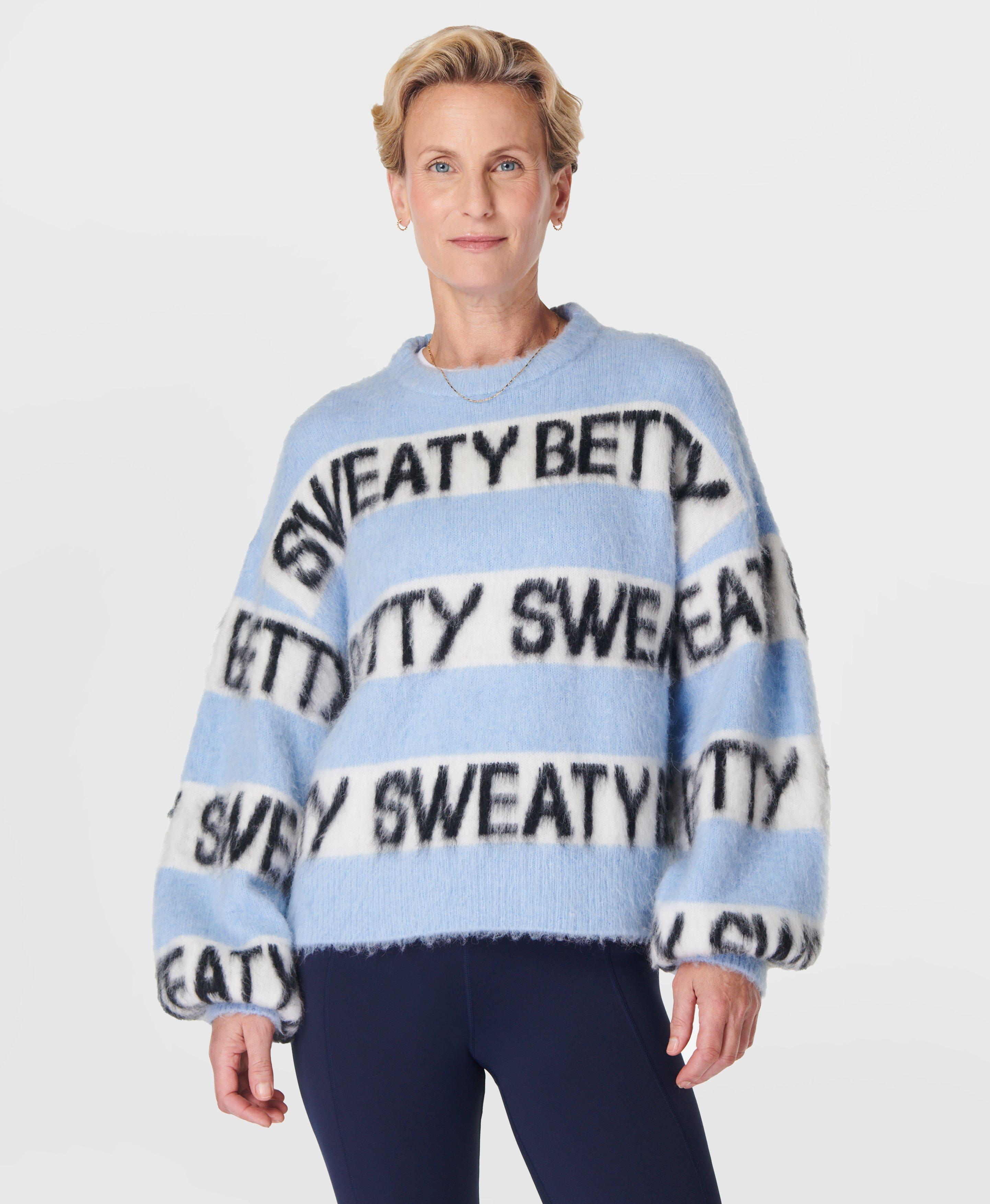Sweaty Betty Knit Jumper Breeze Blue Sweaty Betty
