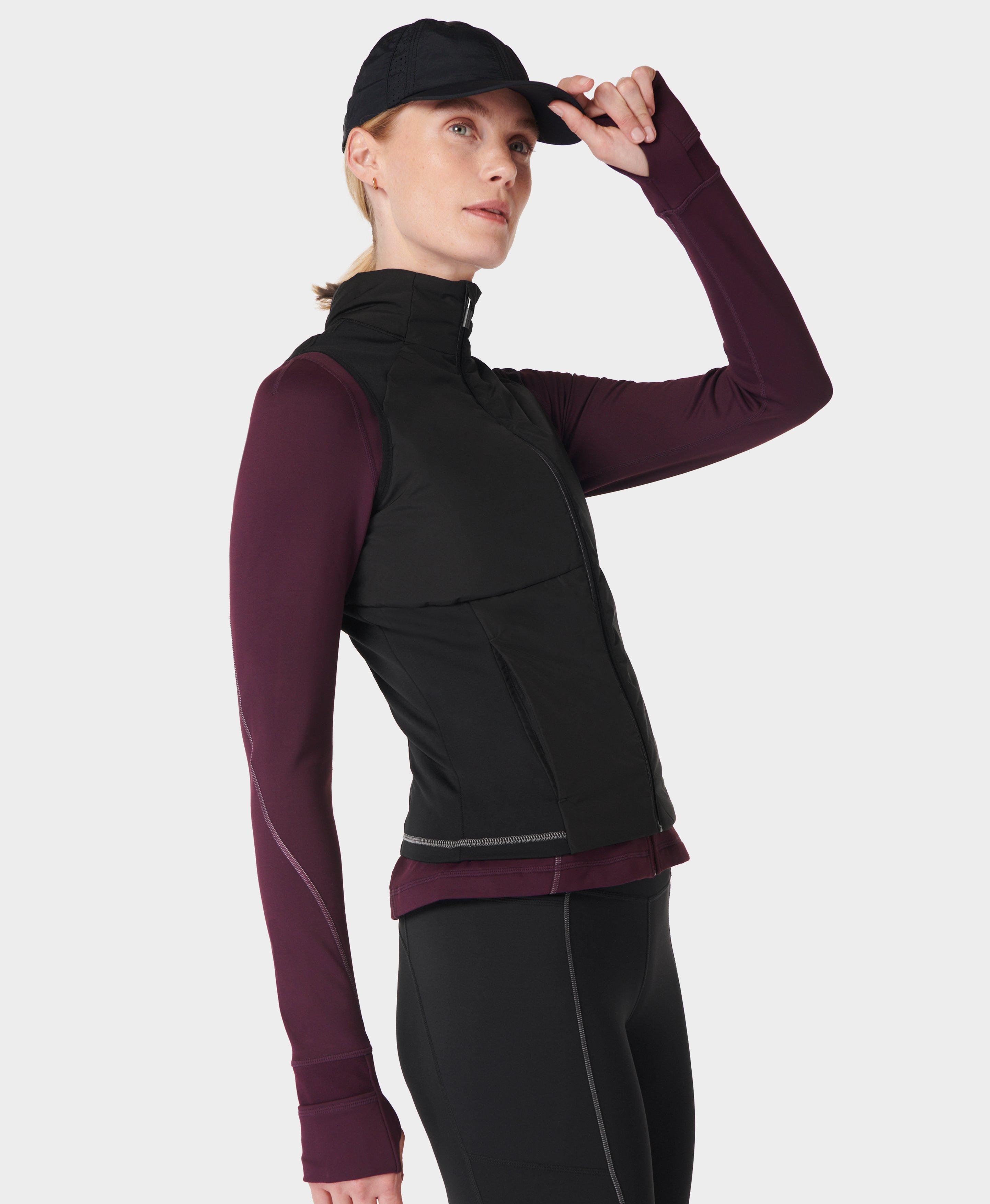 Sweaty Betty Limitless Pro Run Gilet, Black, Women's XS