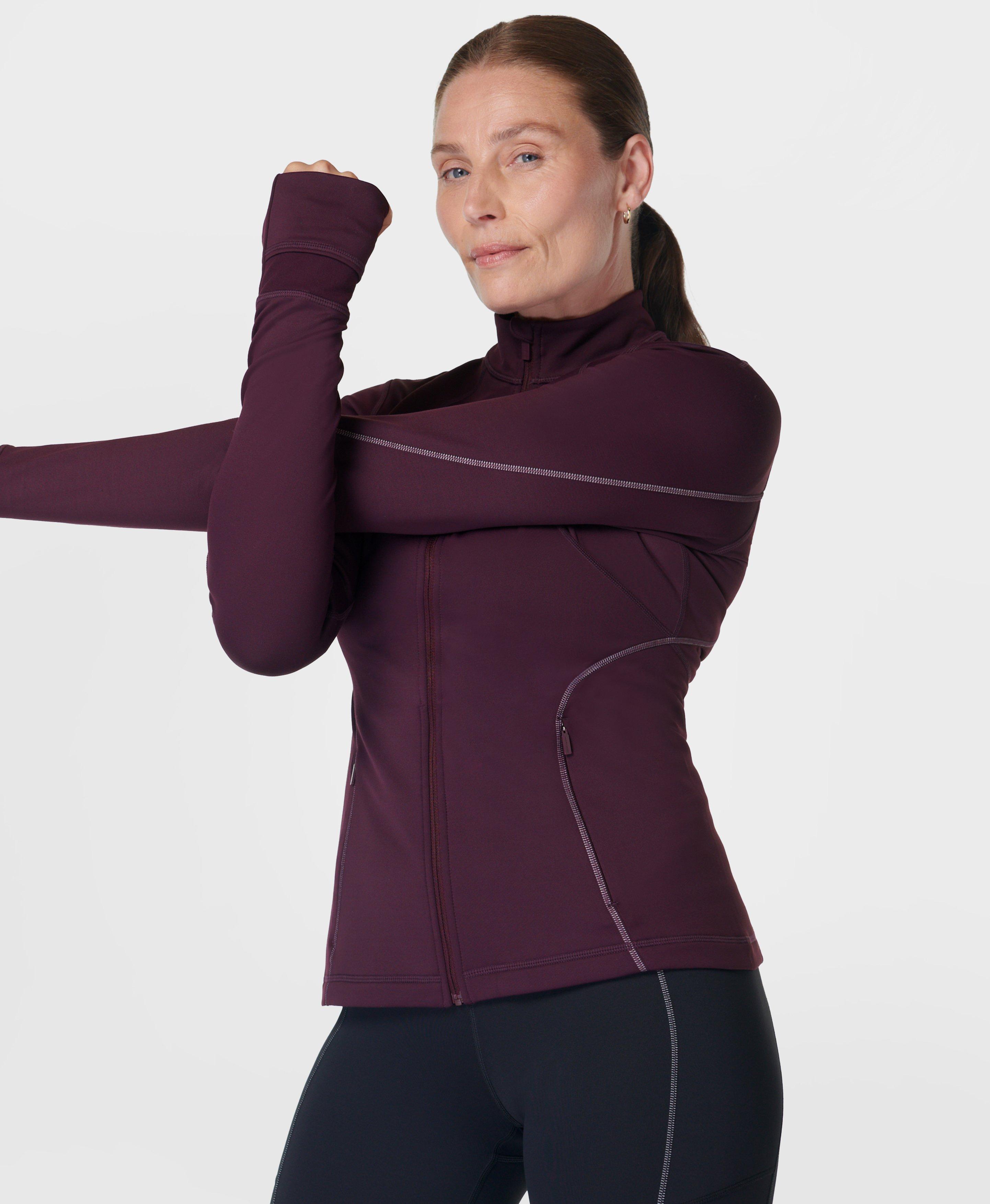 Sweaty betty power gym zip through jacket sale