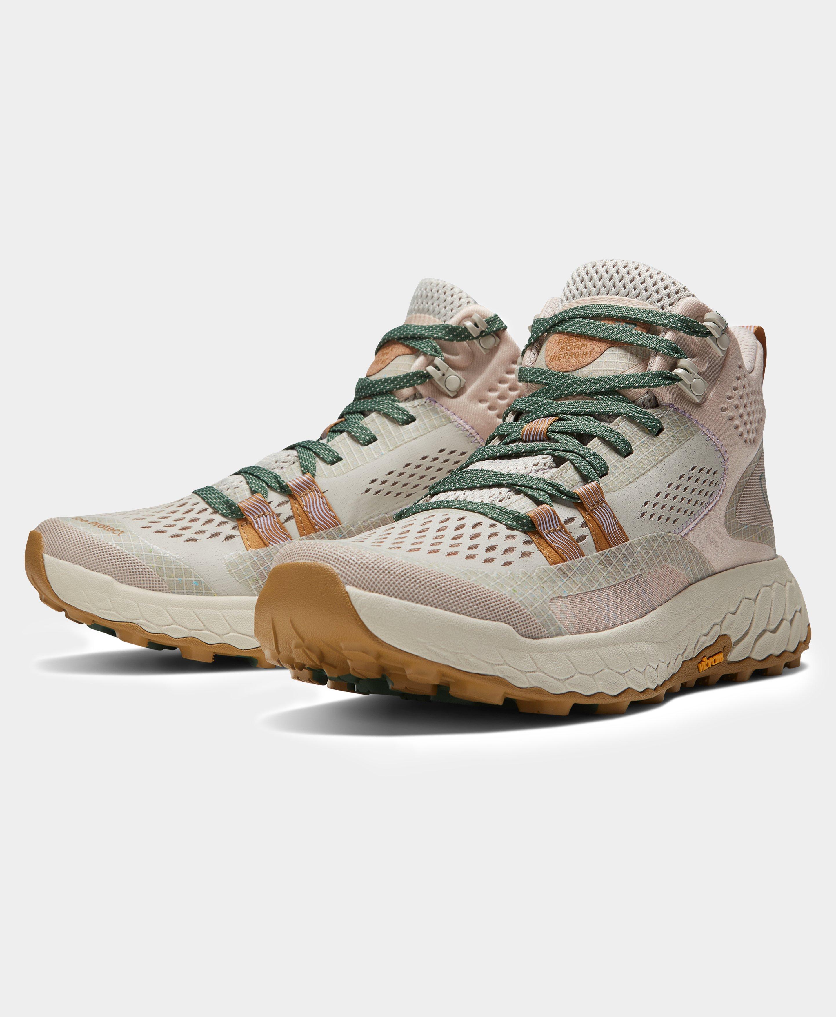 New Balance Mid Hierro Trainers, Beige | Sweaty Betty