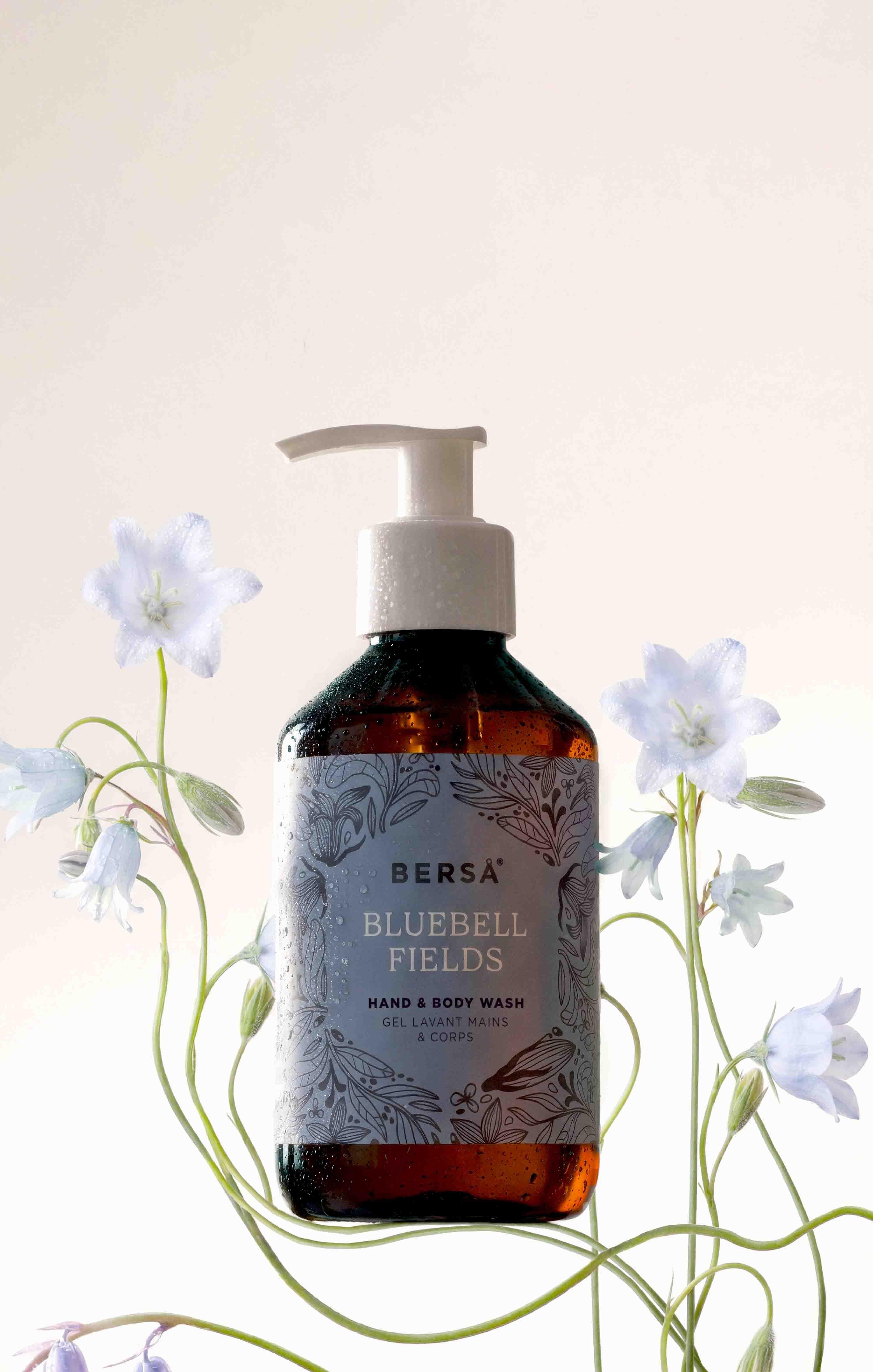 Berså duschprodukter.