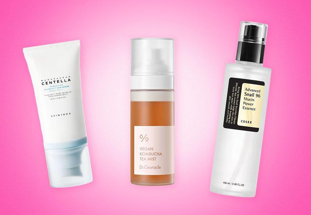 Skönhetsprodukter från SKIN1004, Dr. Ceuracle och COSRX.