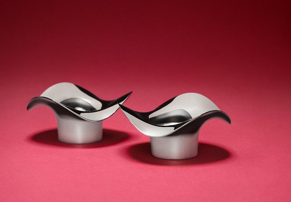 georg jensen värmeljusstakar.