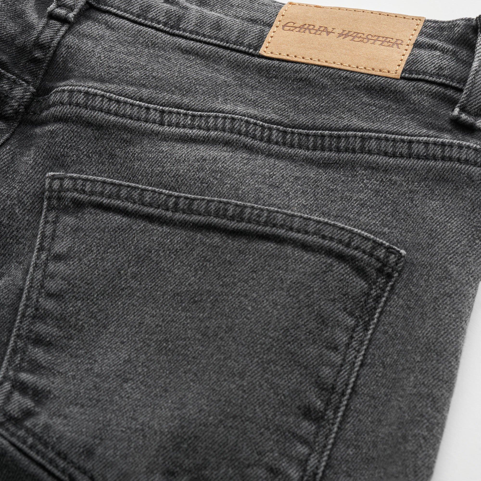 Gråa jeans för dam