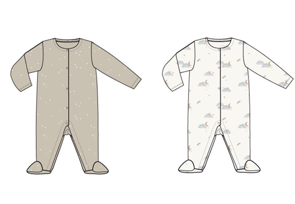 Bild på återkallad produkt Newborn LEANS velour baby overall från varumärket RIKIKI