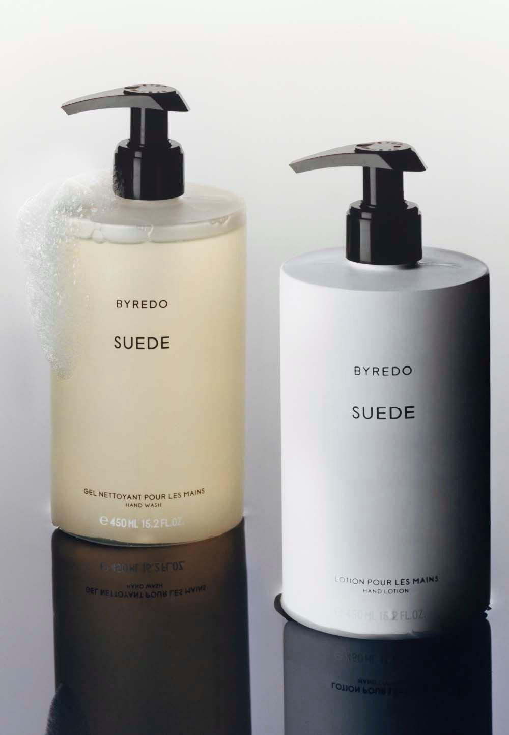 Pumpflaskor med tvål och bodylotion