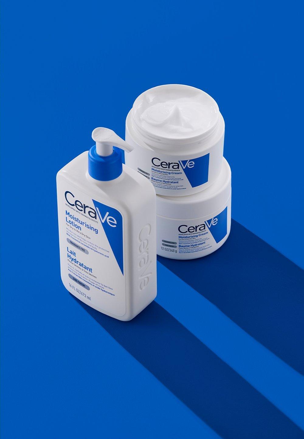 CeraVe Moisturizing Lotion och Moisturizing Cream